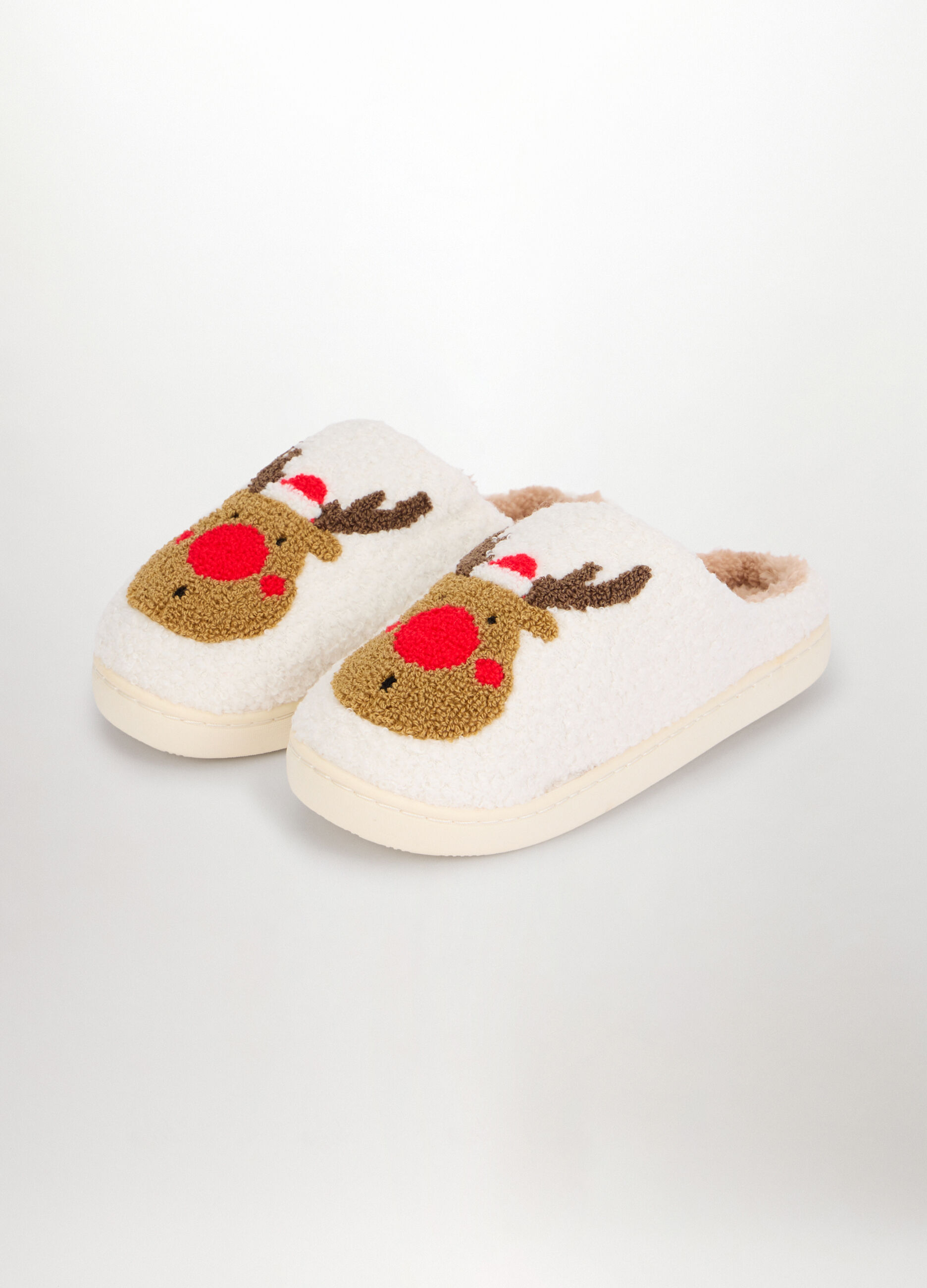 Pantofole in eco fur donna_1