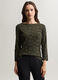 T-shirt con scollo a barchetta stretch donna_0