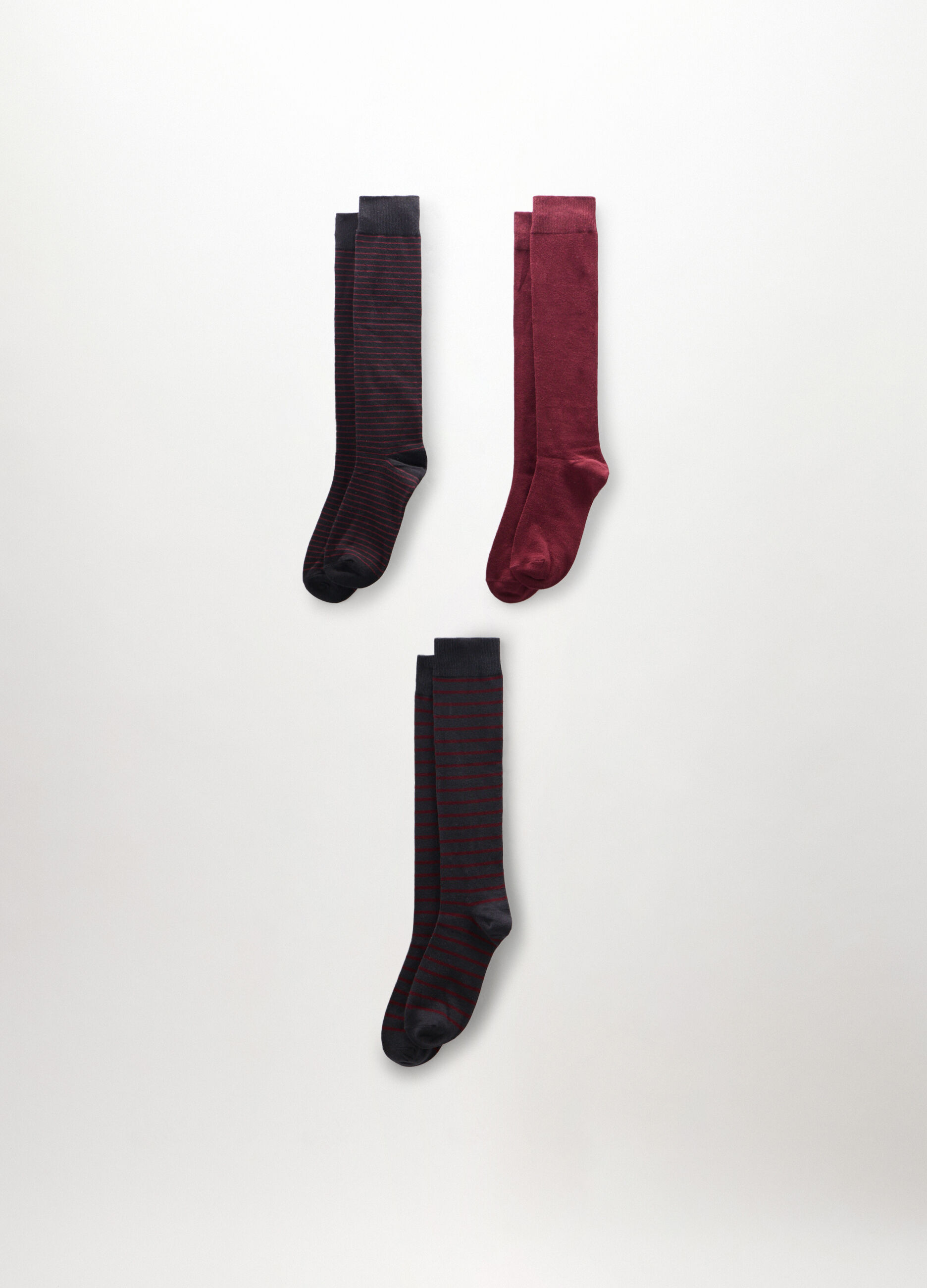 3 Pack calze lunghe in misto cotone uomo_0