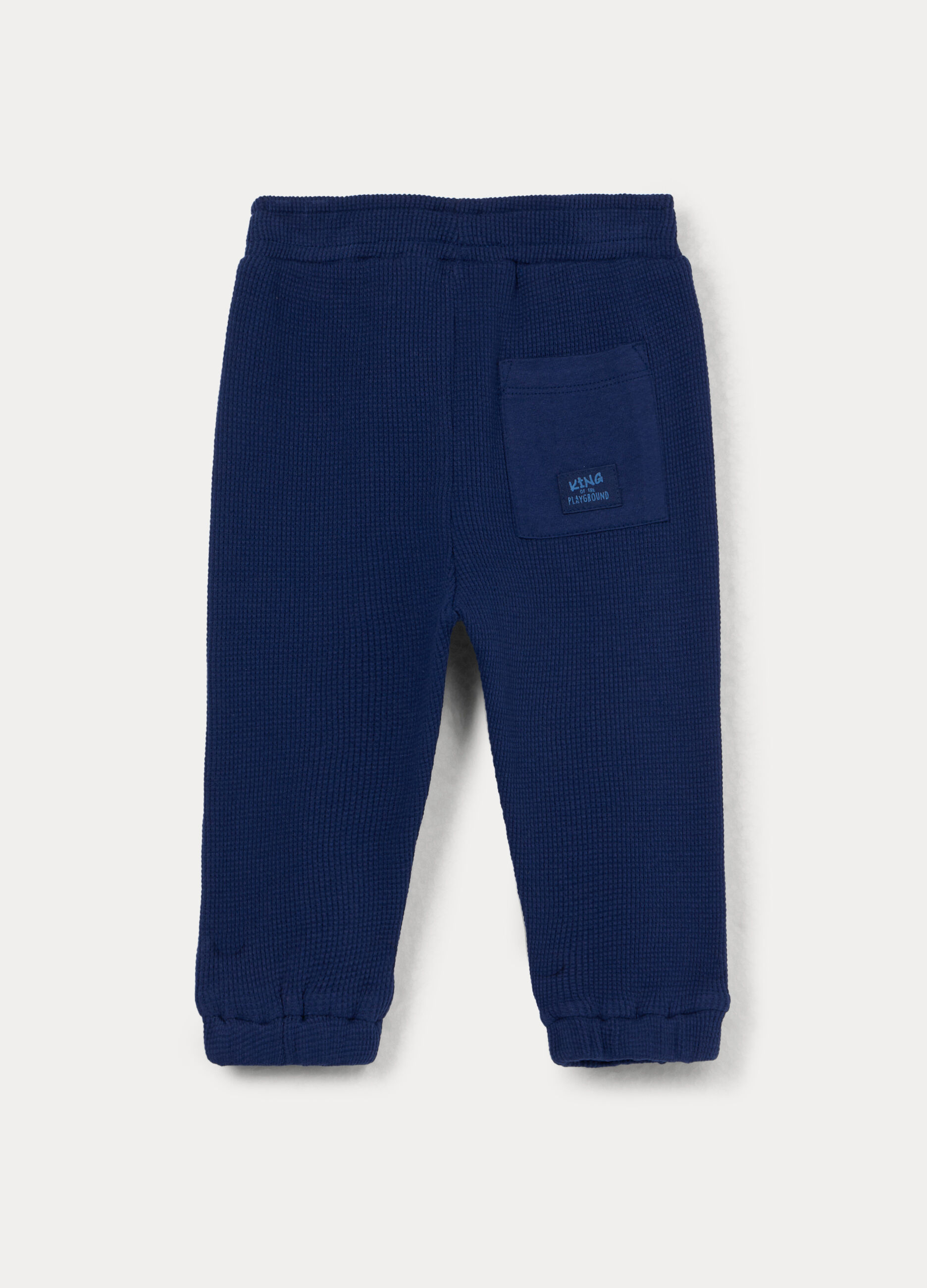 Treggings regular fit in maglia di puro cotone bimbo_1