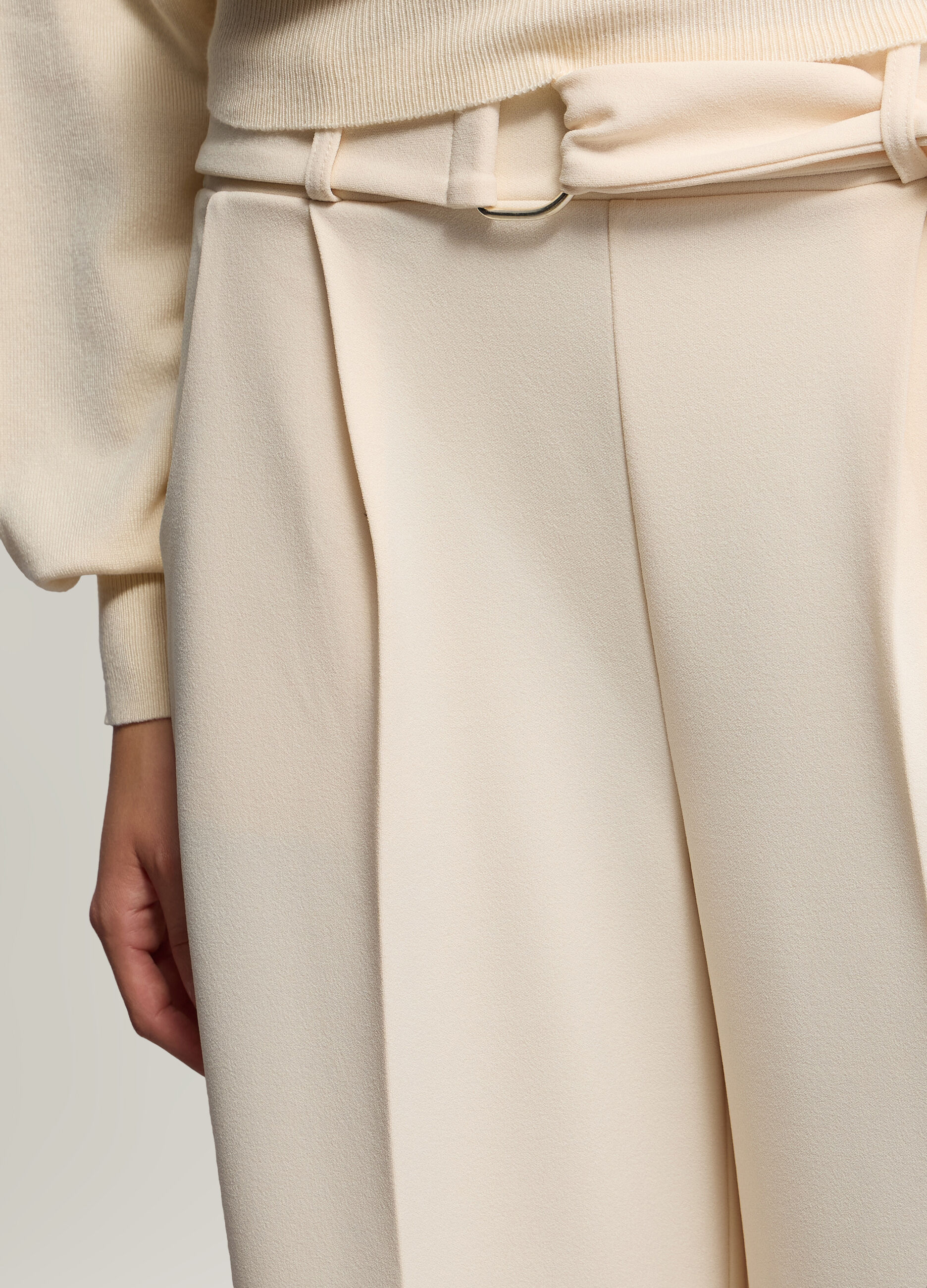 Pantaloni Wide Leg stretch donna_2