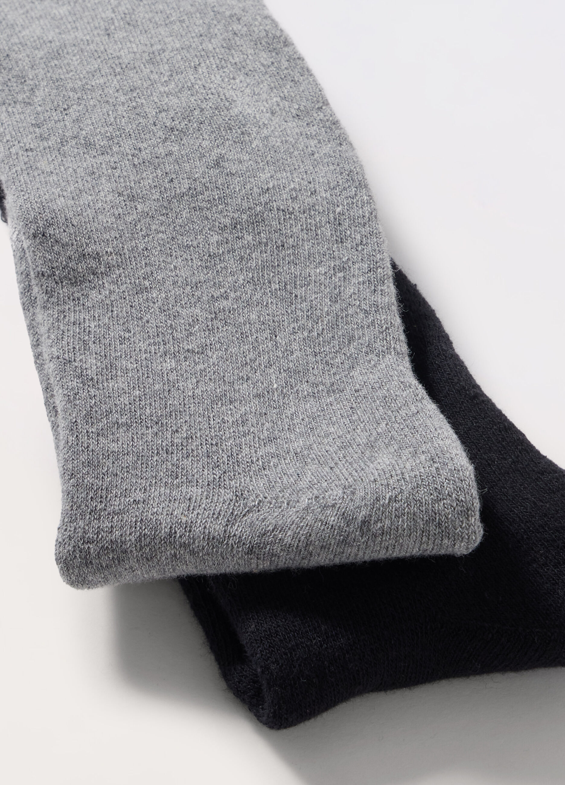 Pack 2 calze lunghe misto cotone donna_1