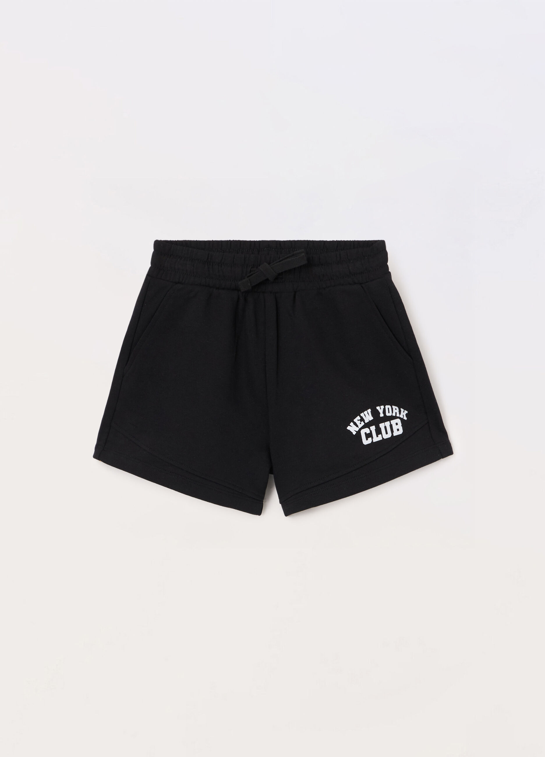 Bermuda in french terry di misto cotone ragazza_0