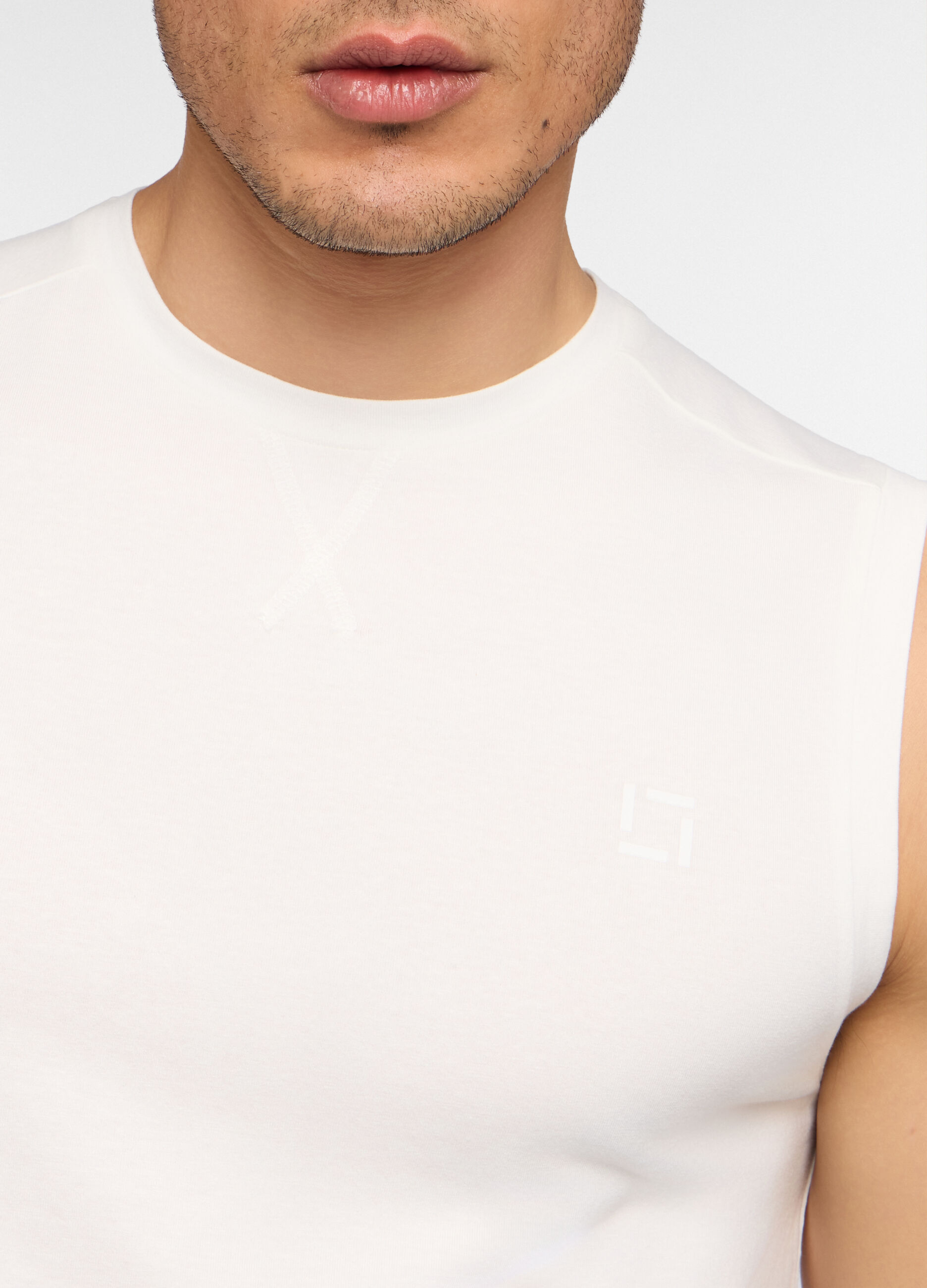 Canotta in cotone e modal stretch uomo_2