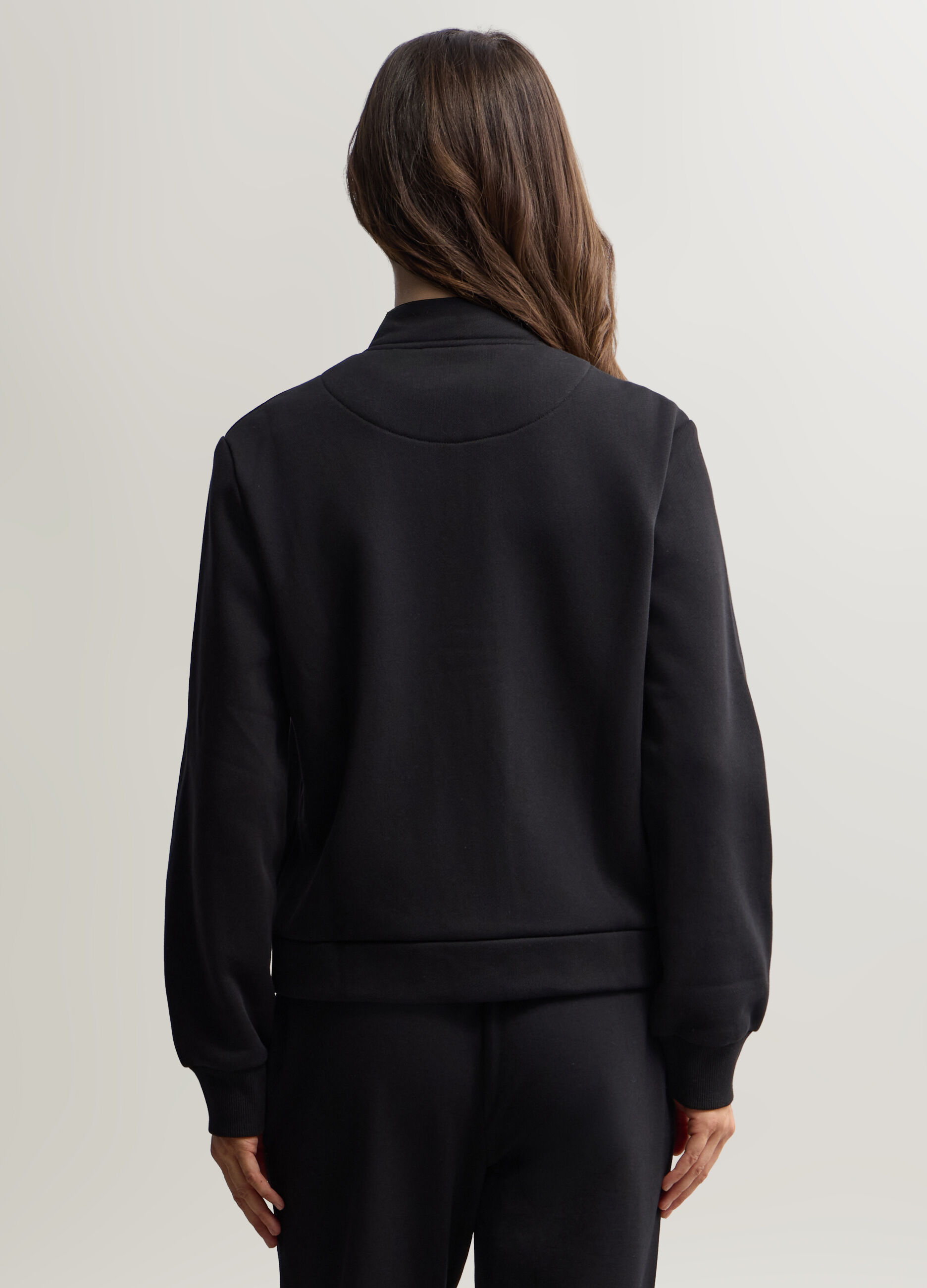 Giacca in felpa misto cotone donna_1