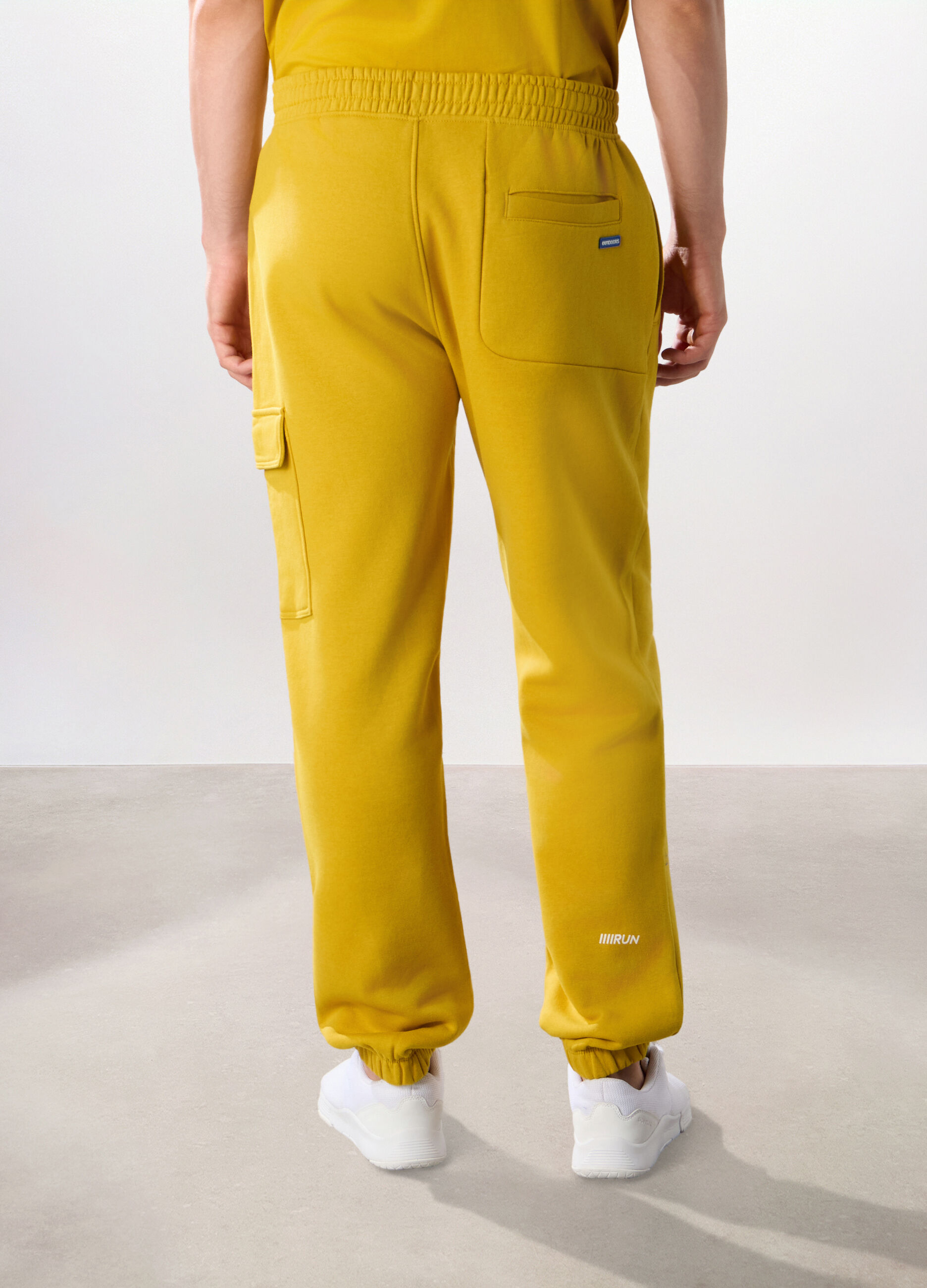 Jogger sportivi in misto cotone uomo_1