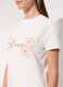 T-shirt in cotone stretch con ricami donna_3