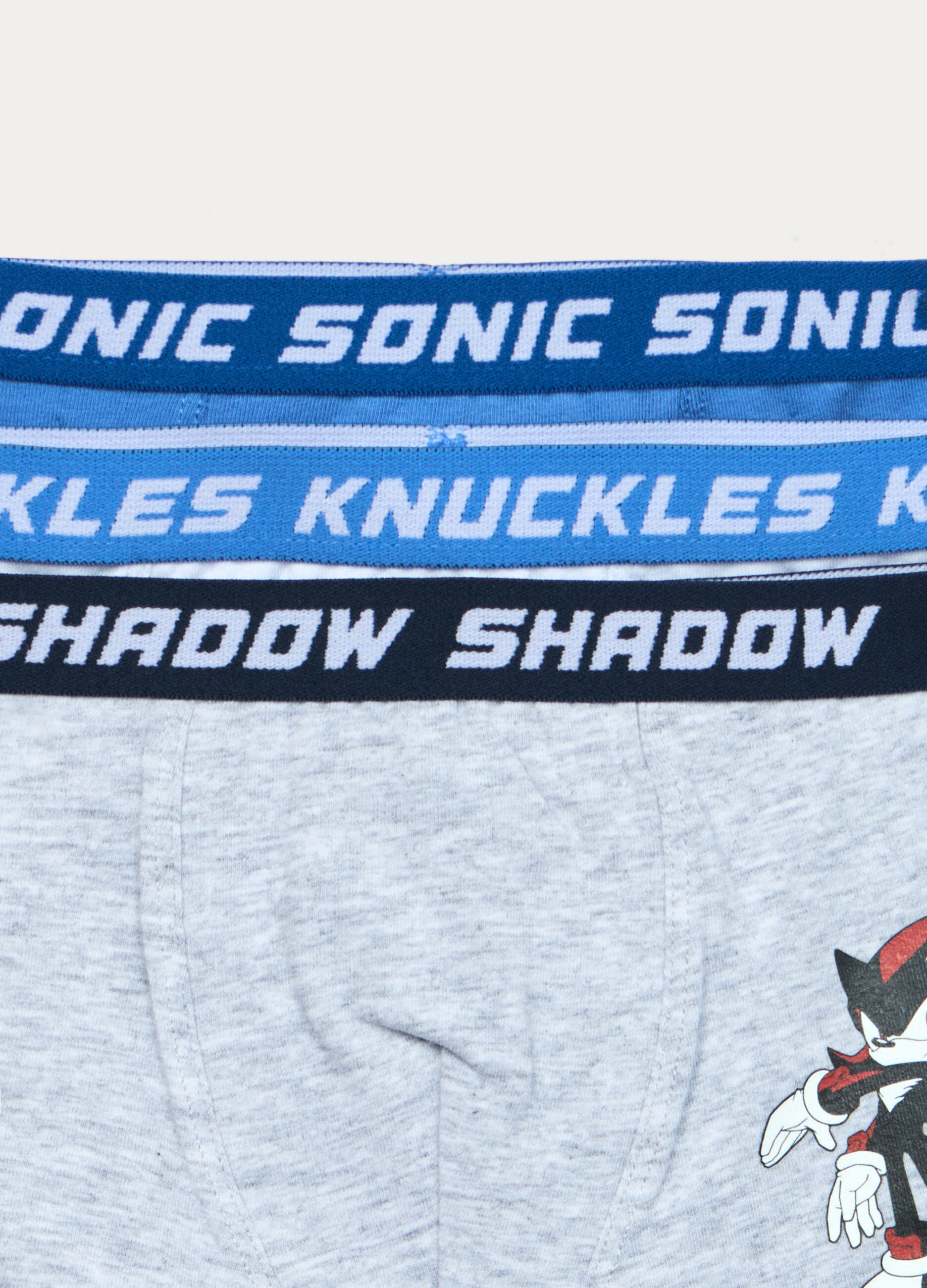 Pack 3 boxer Sonic in jersey di cotone stretch bambino_3