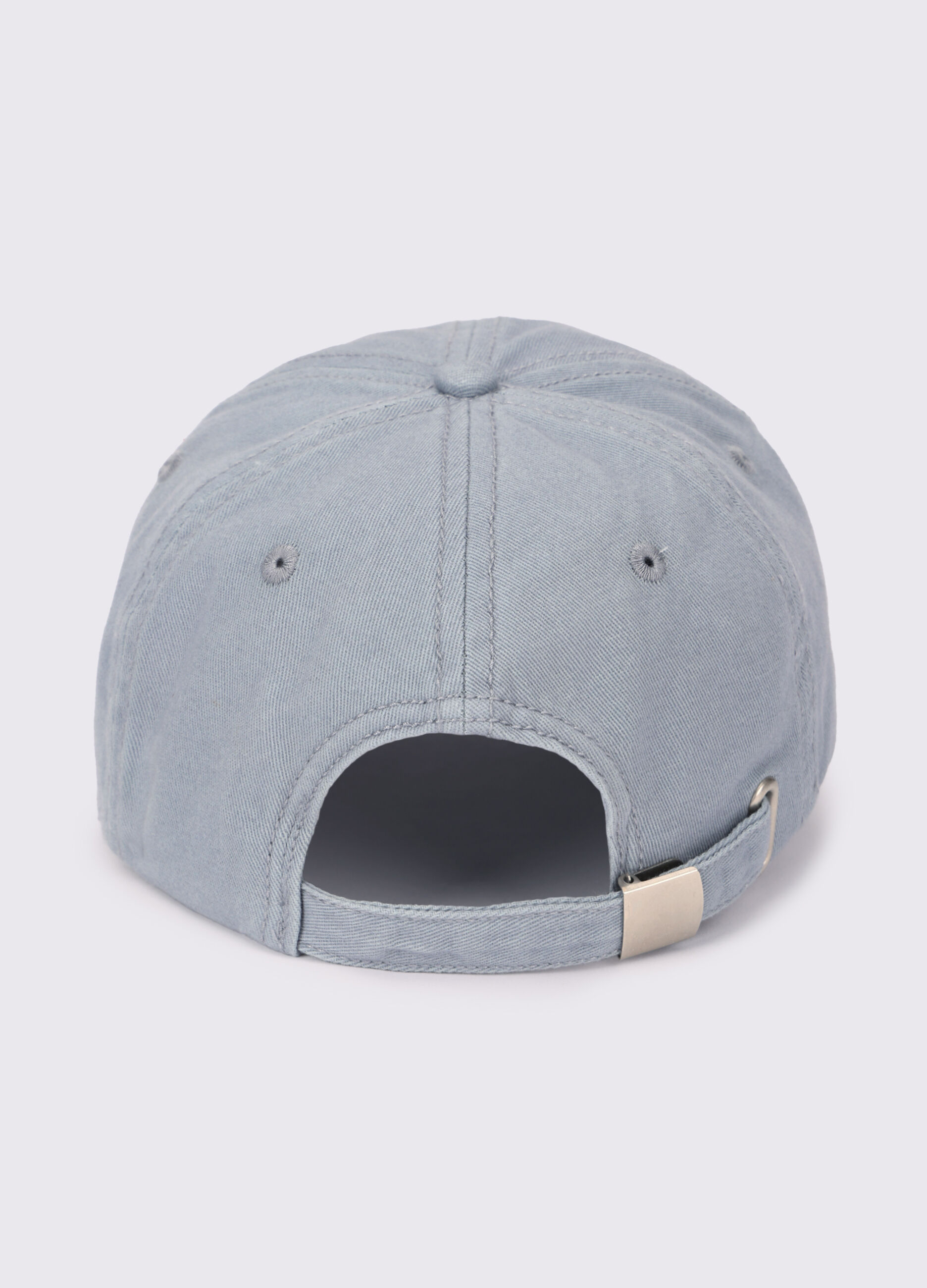 Cappello baseball in twill di puro cotone uomo_1