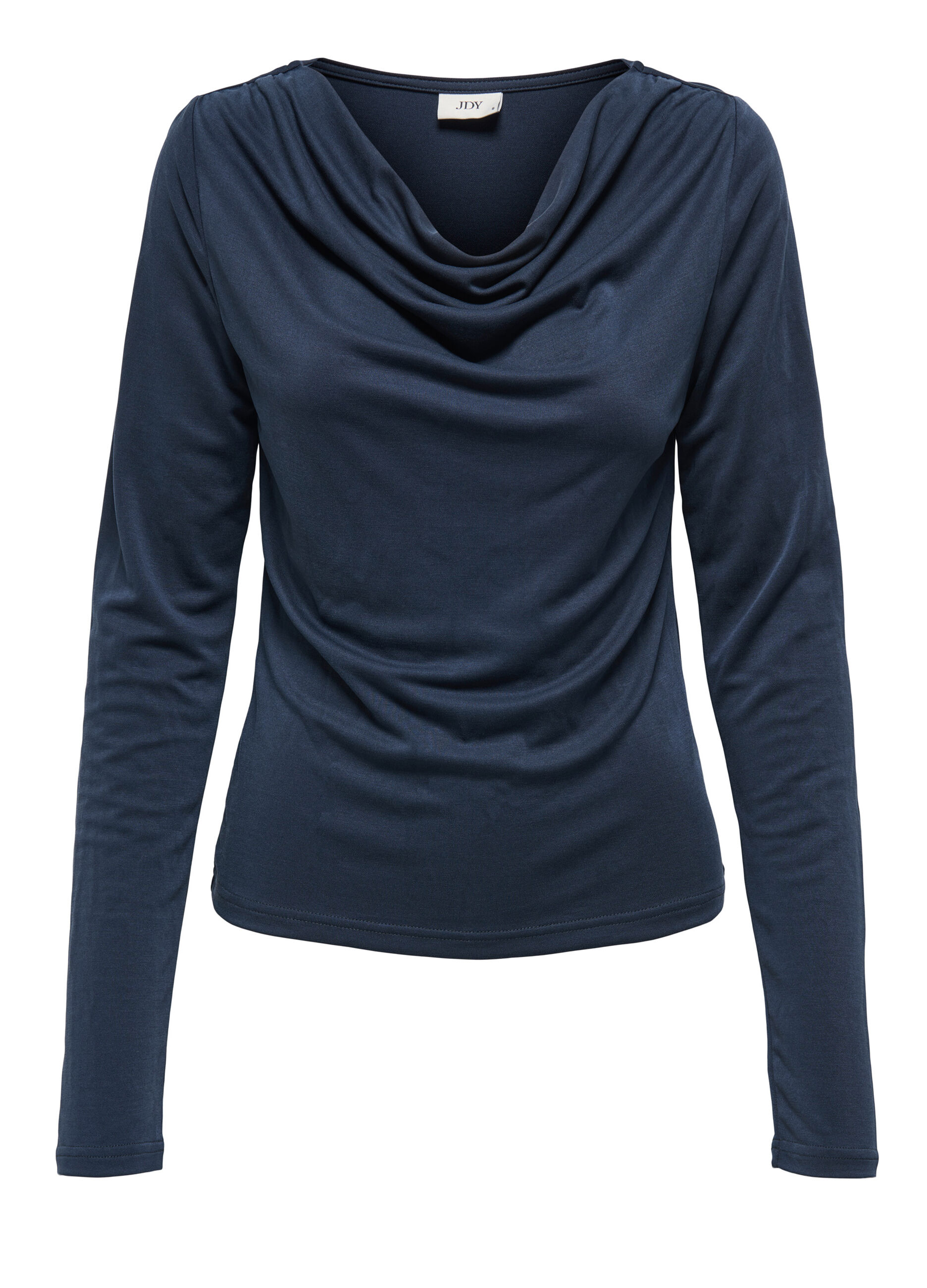 T-shirt con scollo drappeggiato donna_5