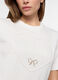 T-shirt in jersey di puro cotone donna_2