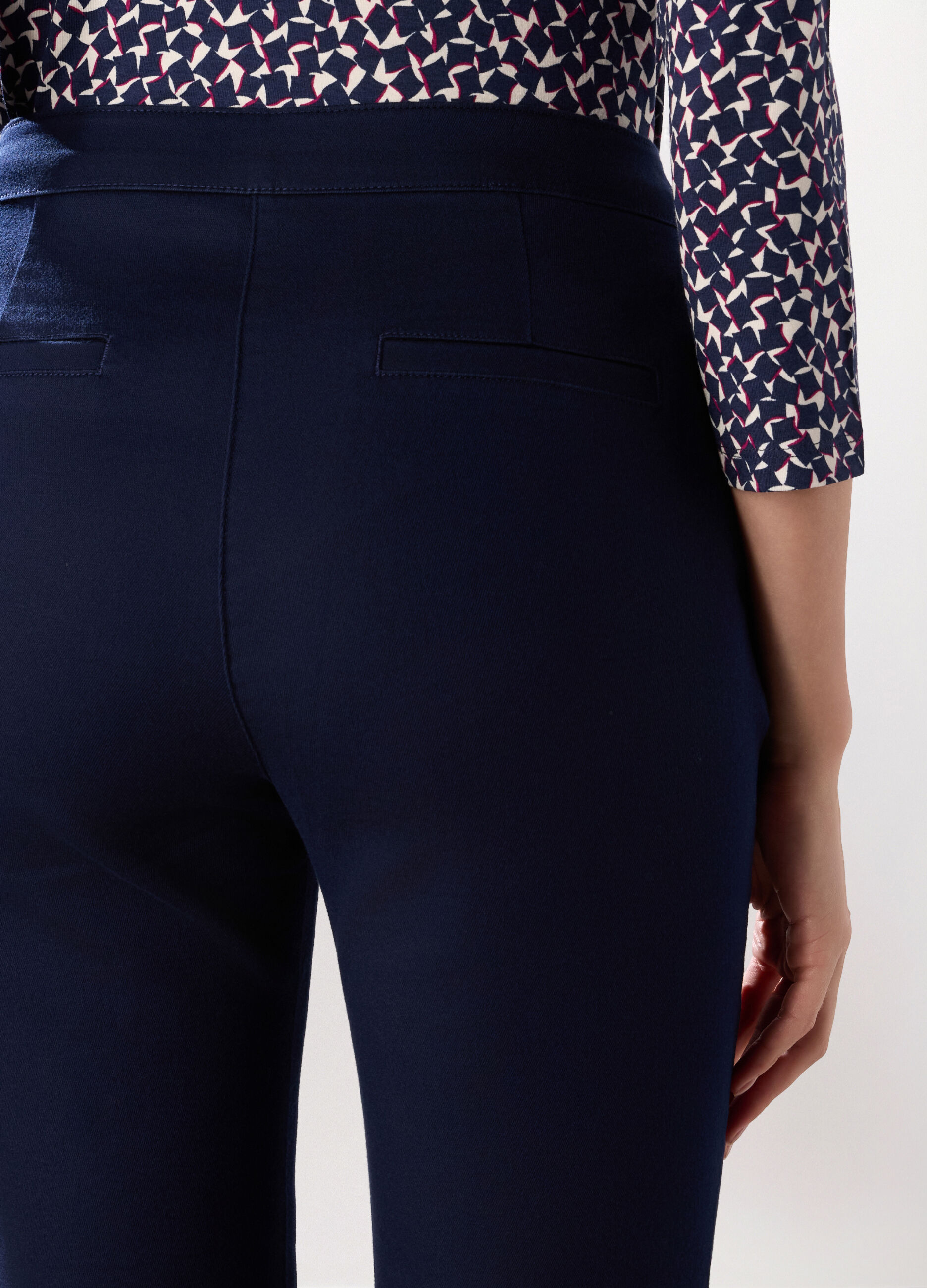 Treggings misto cotone donna_2