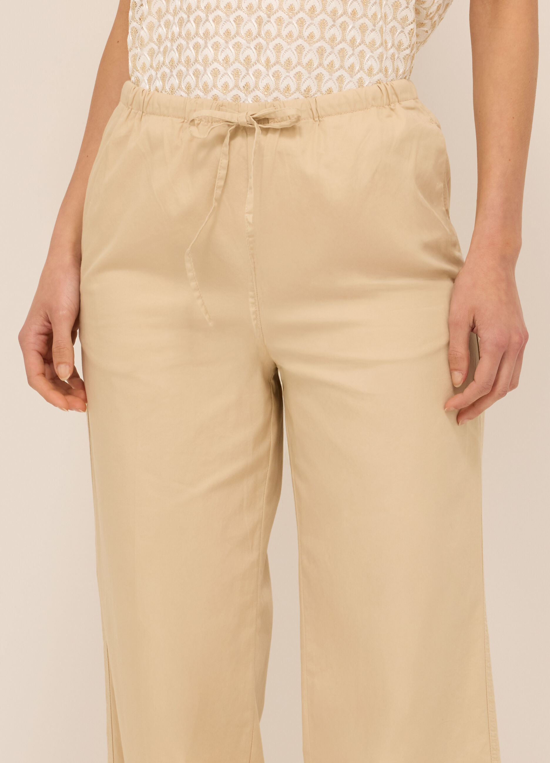 Pantaloni in puro cotone donna_2