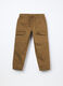 Jogger cargo in french terry denim bambino_0