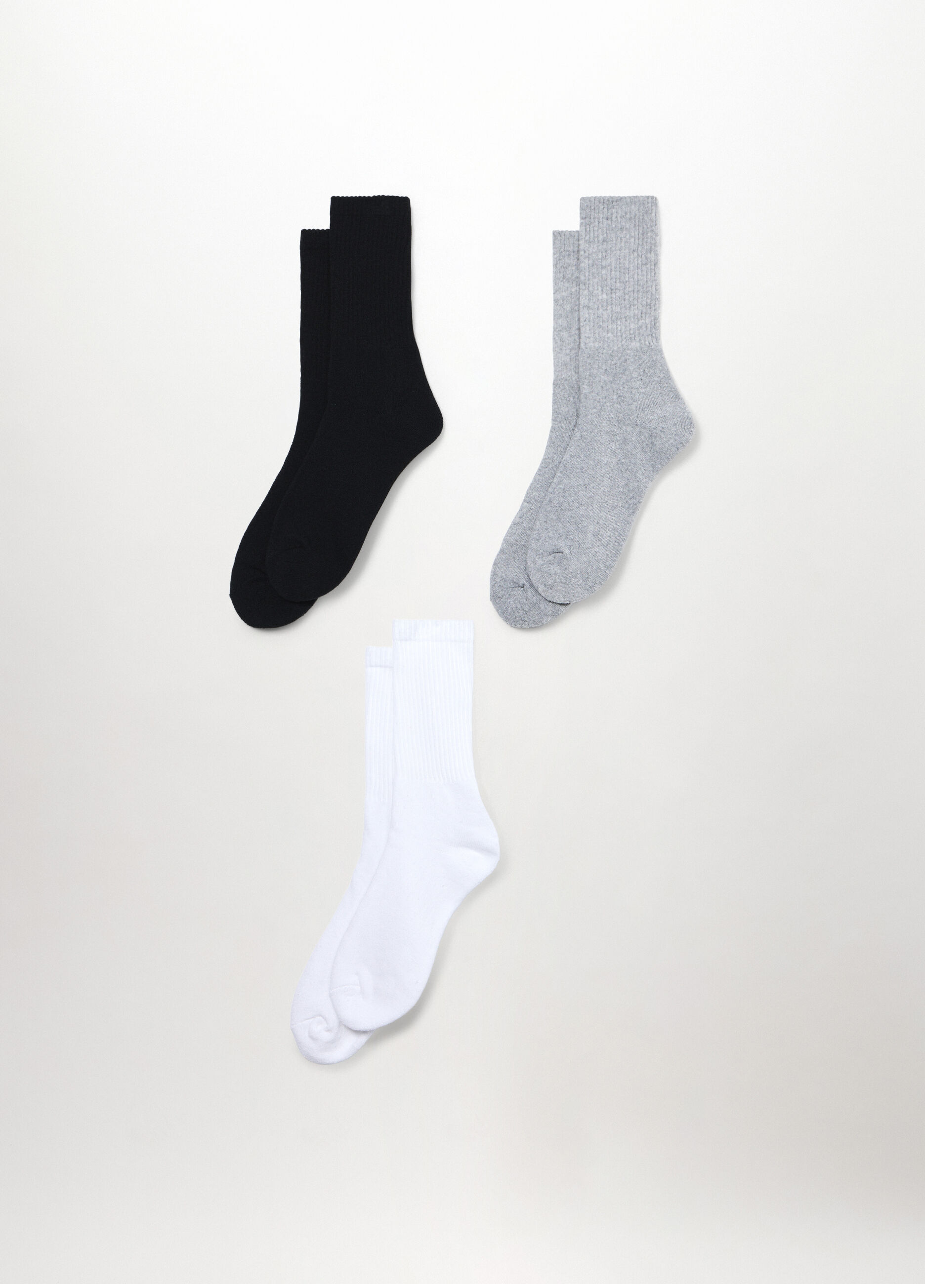 3 pack calze da tennis in cotone stretch uomo_0