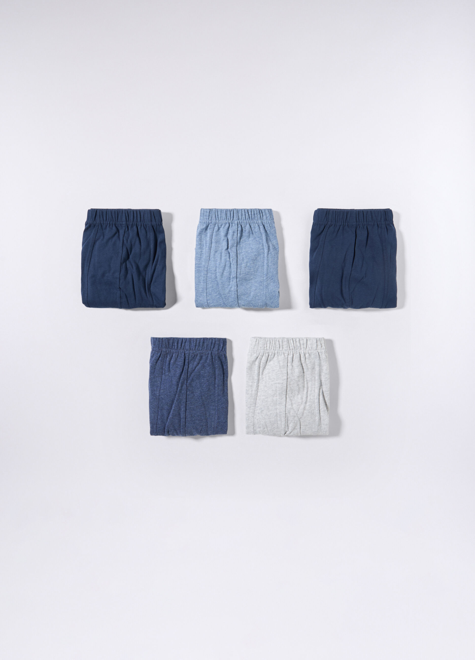5 pack boxer in cotone melange uomo_0