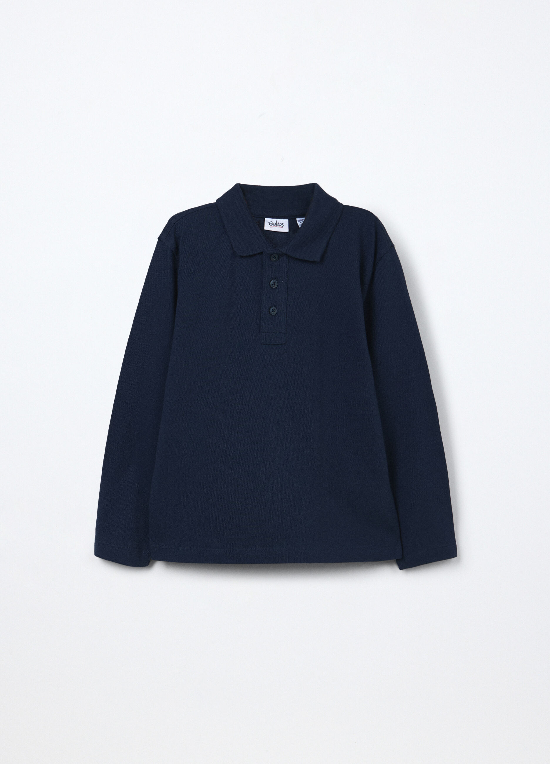 Polo in puro cotone Piquet bambino_0