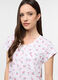 Camicia da notte corta in jersey di puro cotone donna_2