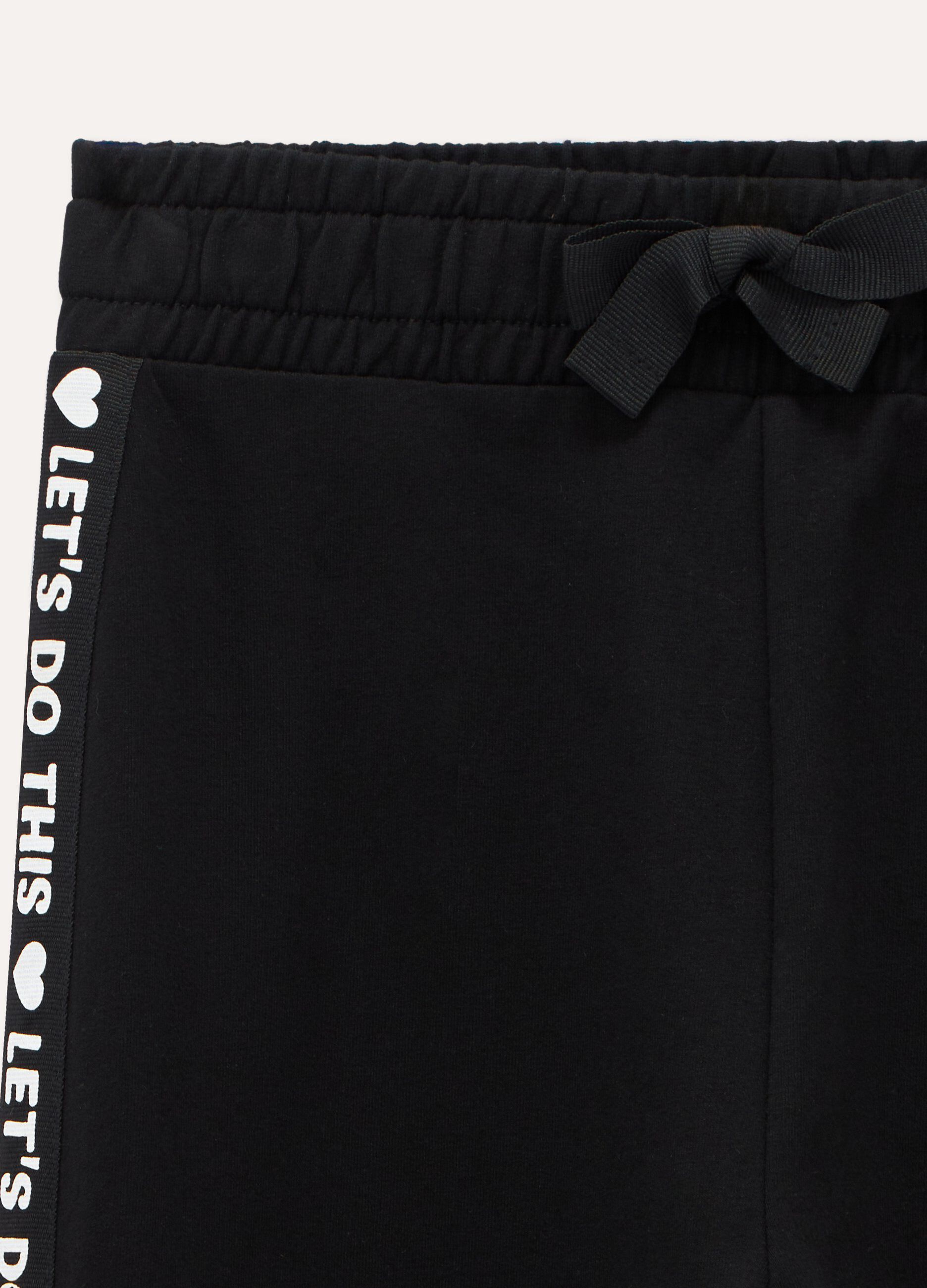 Pantaloni in cotone stretch ragazza