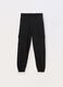 Jogger cargo in french terry di cotone ragazza_0
