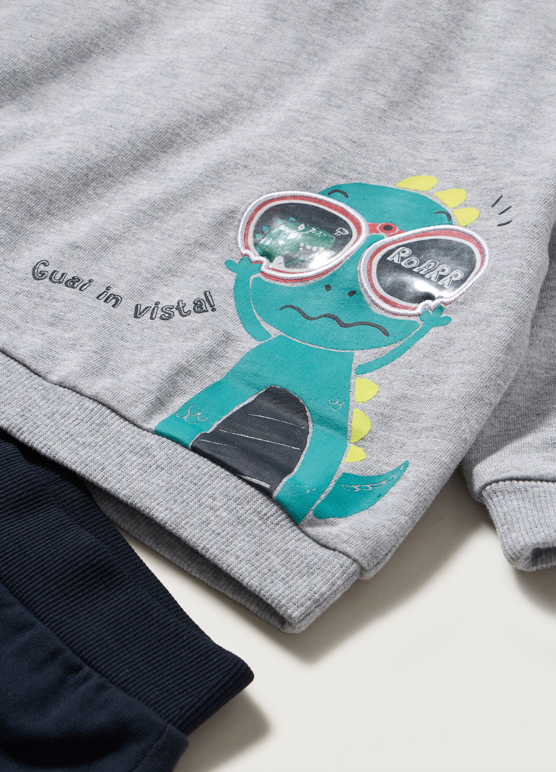 Jogging set in misto cotone neonato_1