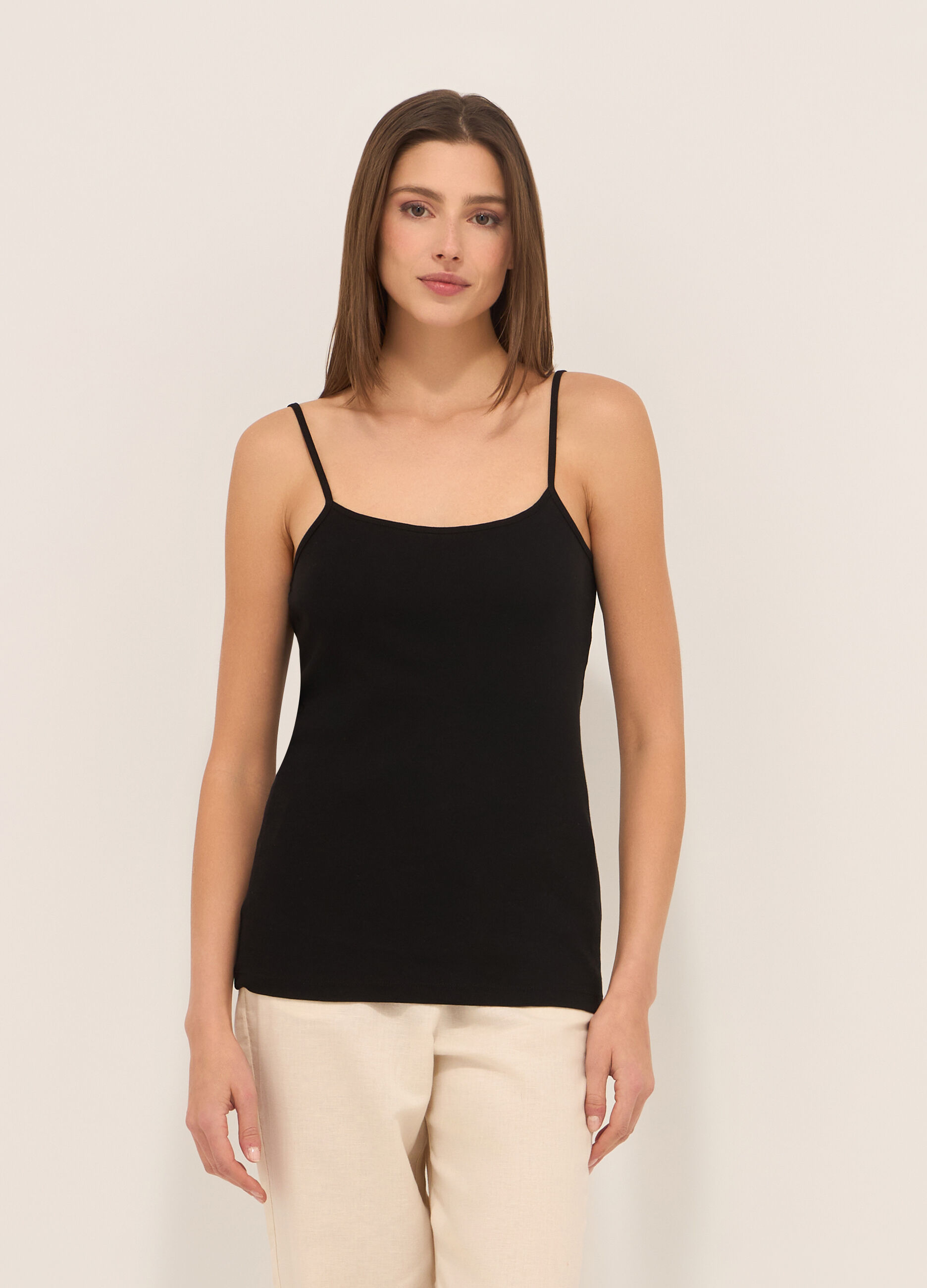 Canotta in puro cotone donna_0