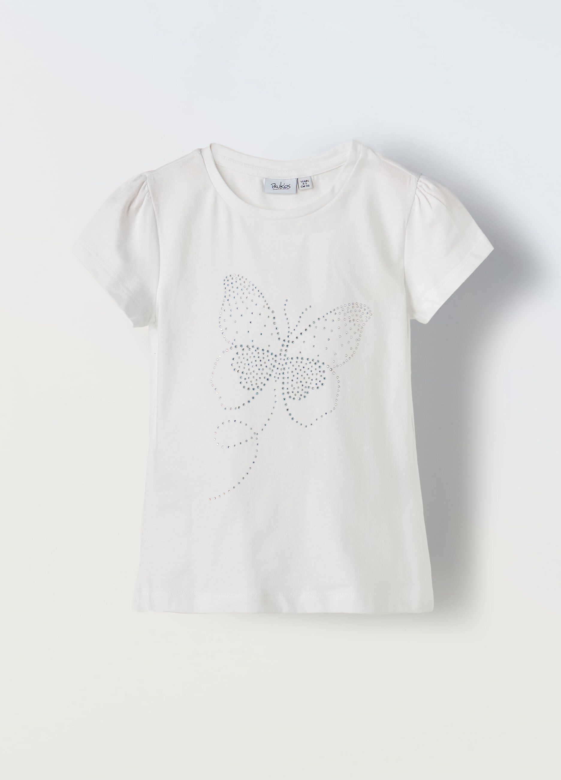 T-shirt in puro cotone bambina