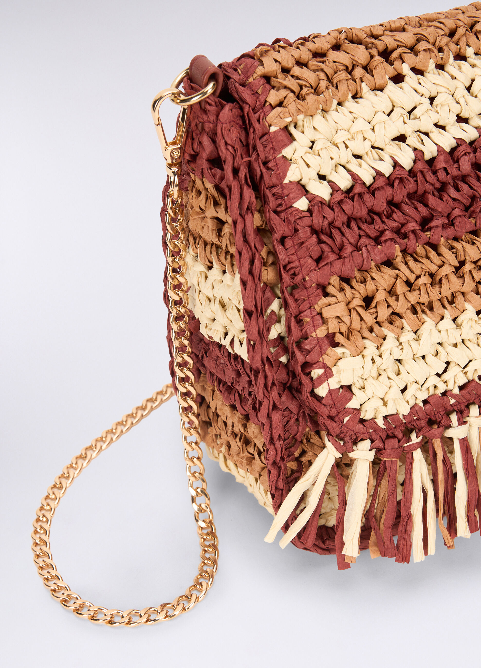 Pochette crochet in paglia donna_1