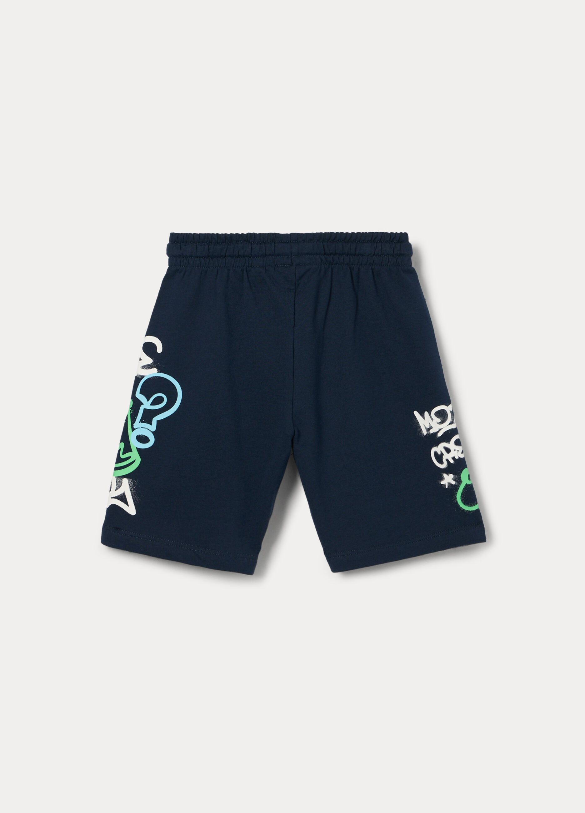 Shorts in french terry di puro cotone bambino_1