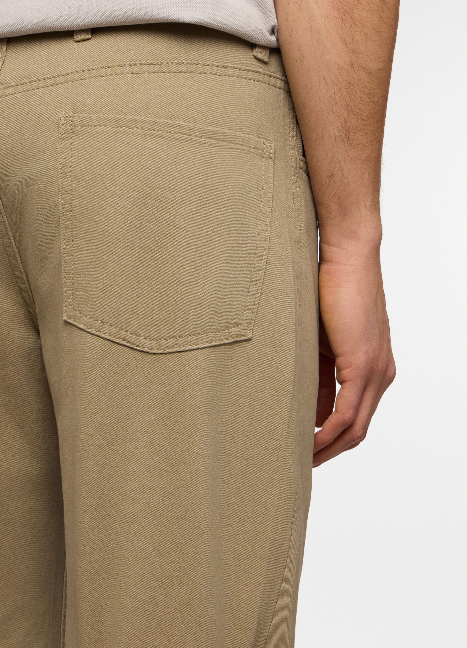 Pantaloni 5 tasche in cotone uomo_2
