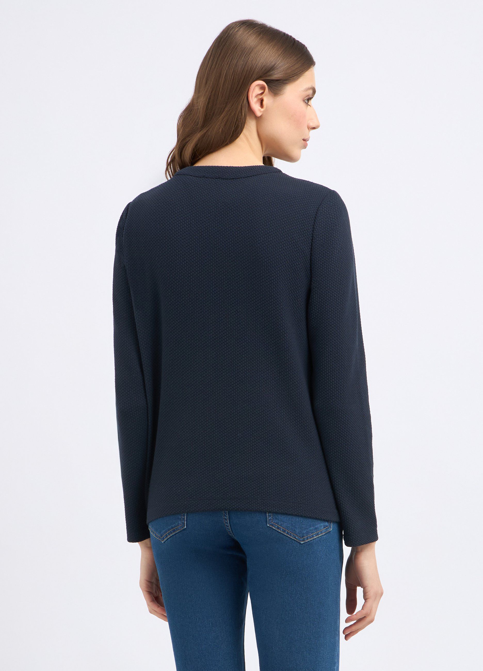 Giacca in maglia di misto cotone donna_1