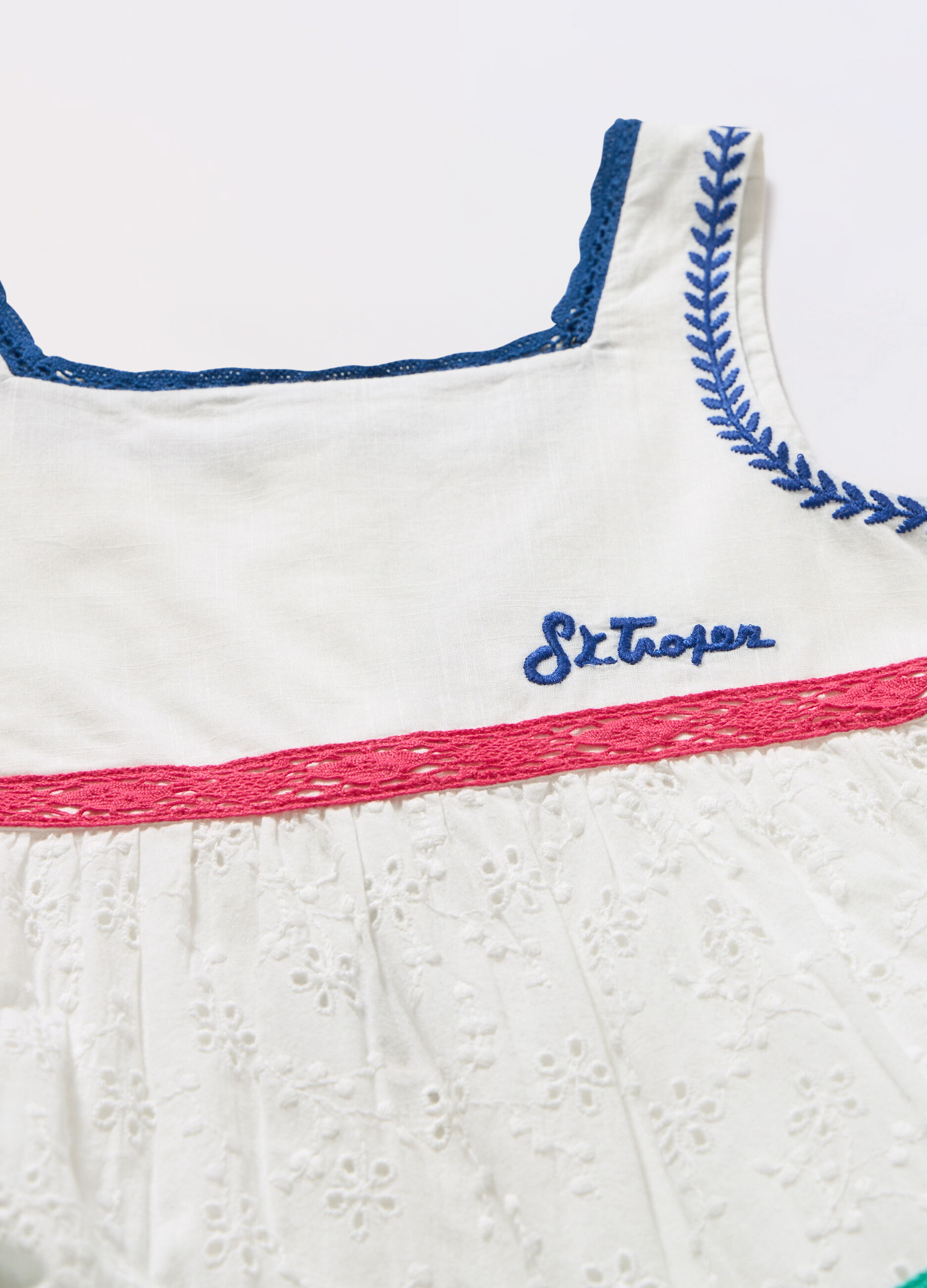 Vestito in puro cotone muslin bambina_1
