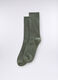Calze corte in cotone stretch a costine uomo_0