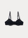Reggiseno imbottito in cotone stretch con pizzo ragazza_1