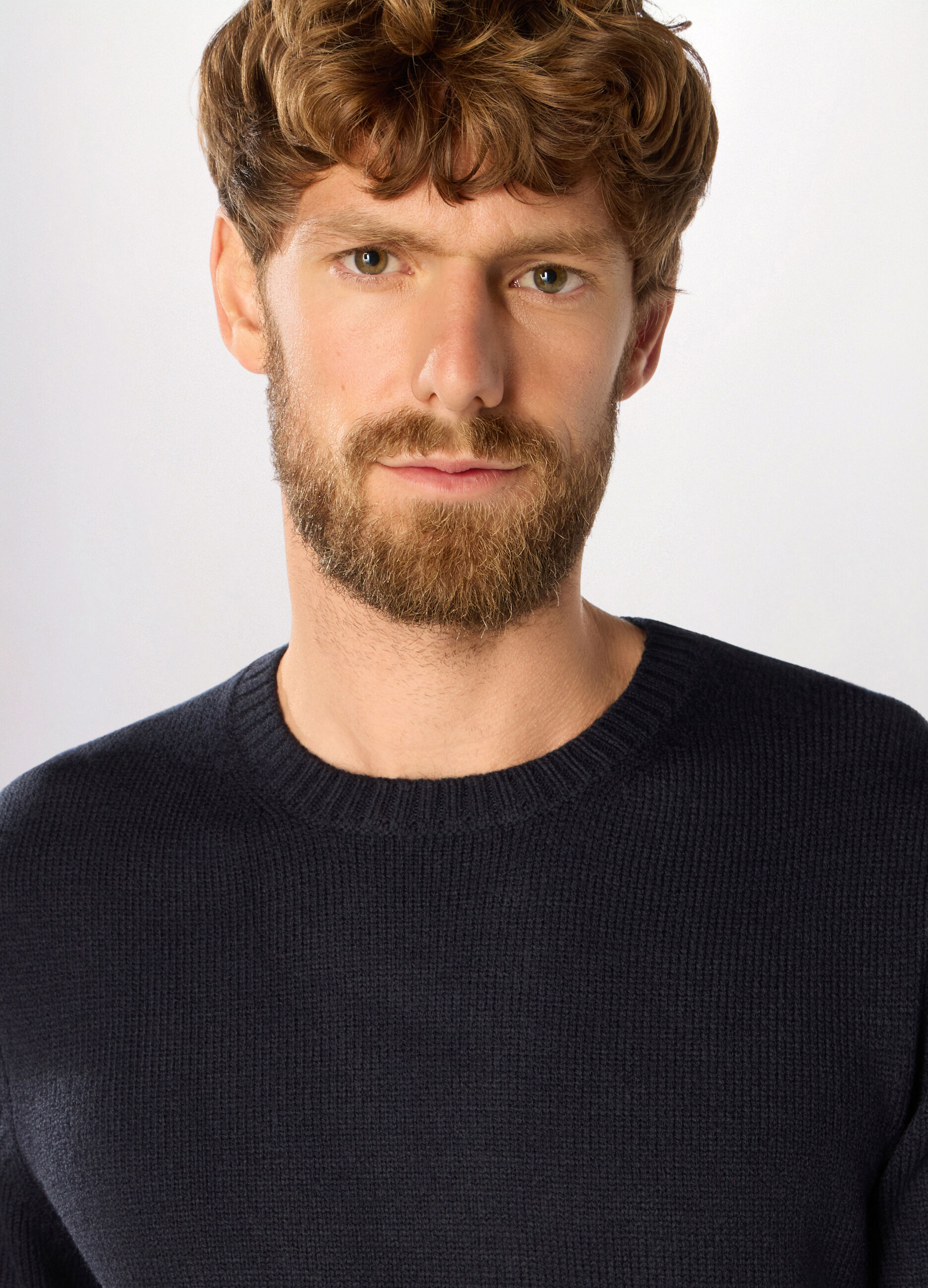 Maglione girocollo maglia rasata uomo_2