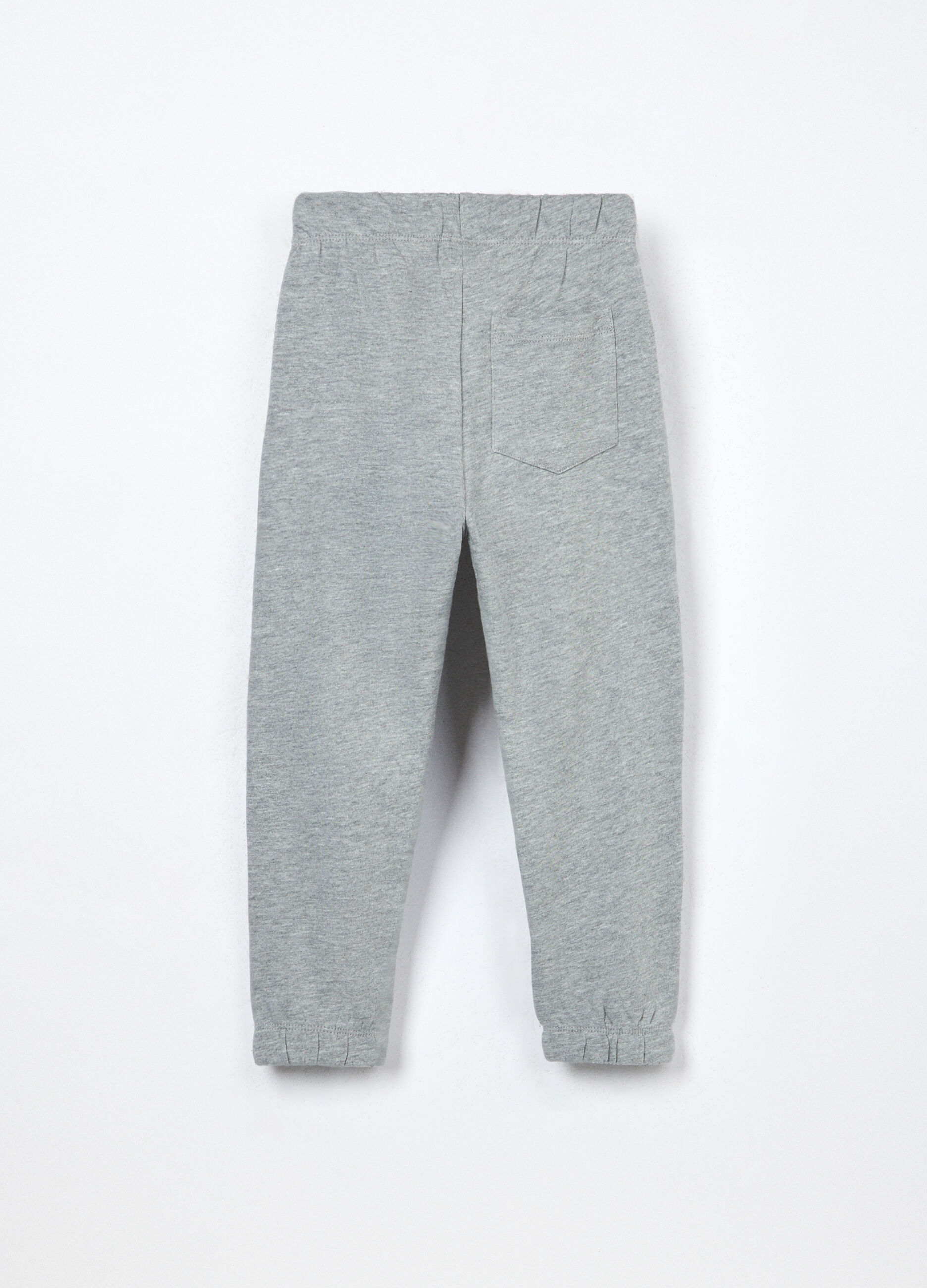 Jogger in french terry di puro cotone ragazzo_1