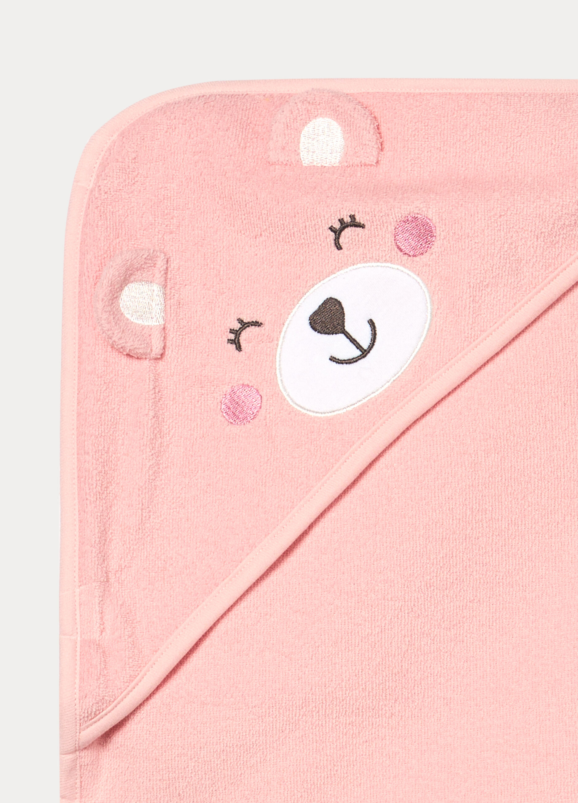 Asciugamano in spugna misto cotone neonata_2