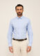 Camicia regular fit in tela di cotone uomo_0
