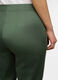 Pantaloni fit slim in satin di cotone stretch donna_2