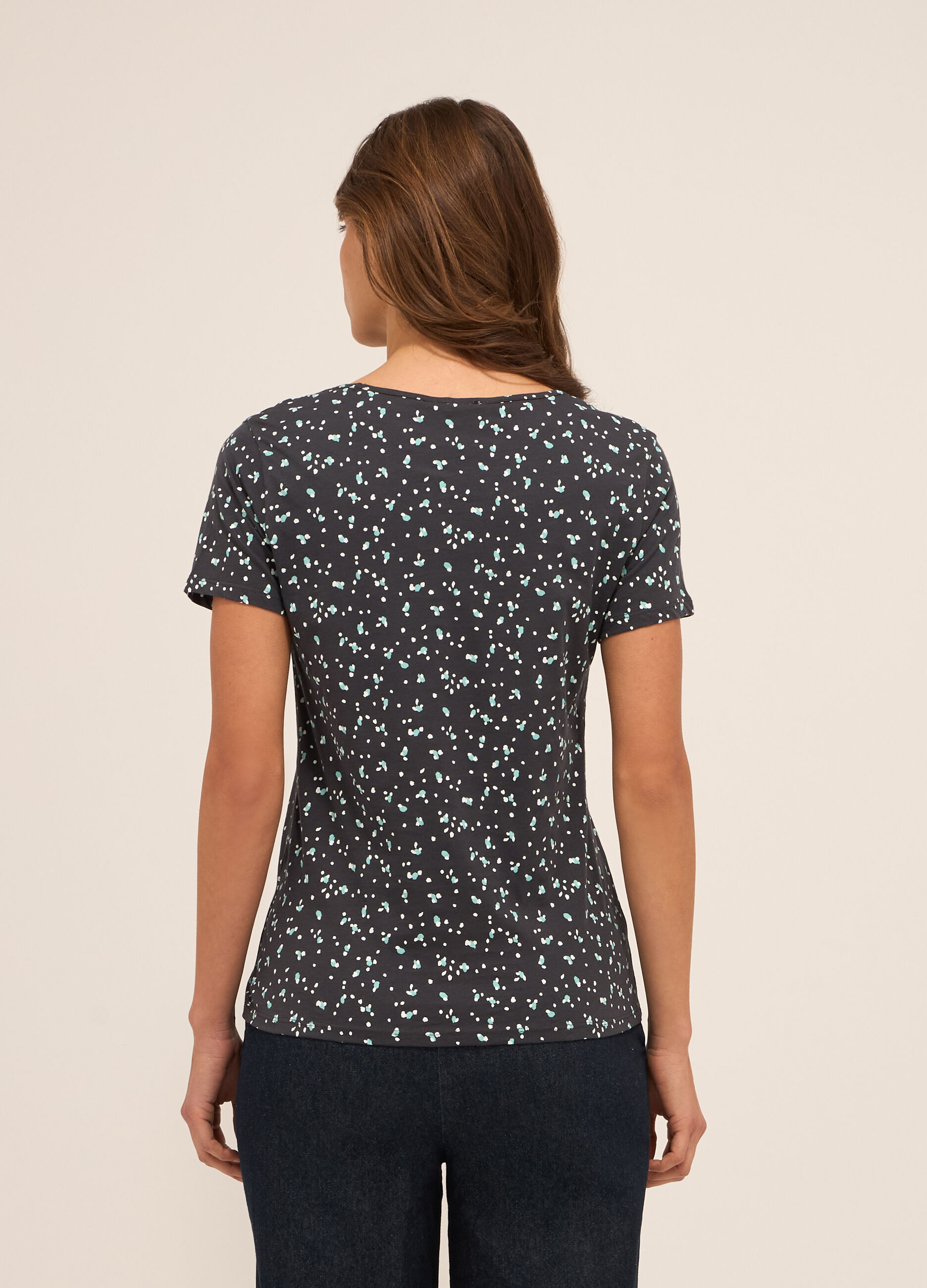 T-shirt in puro cotone donna_1