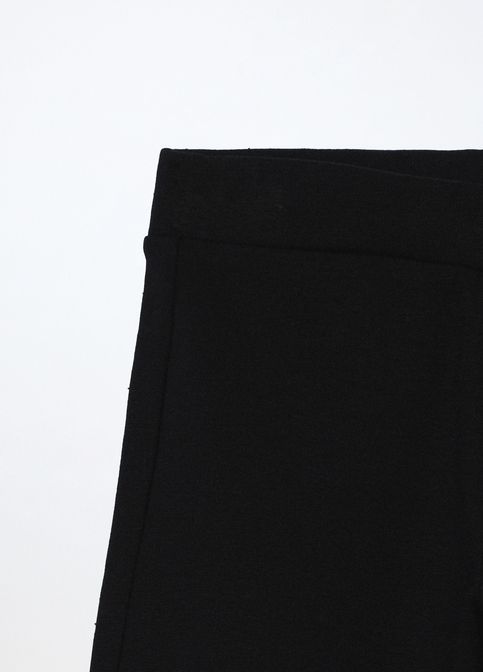 Leggings flare fit in cotone fleece stretch bambina_2