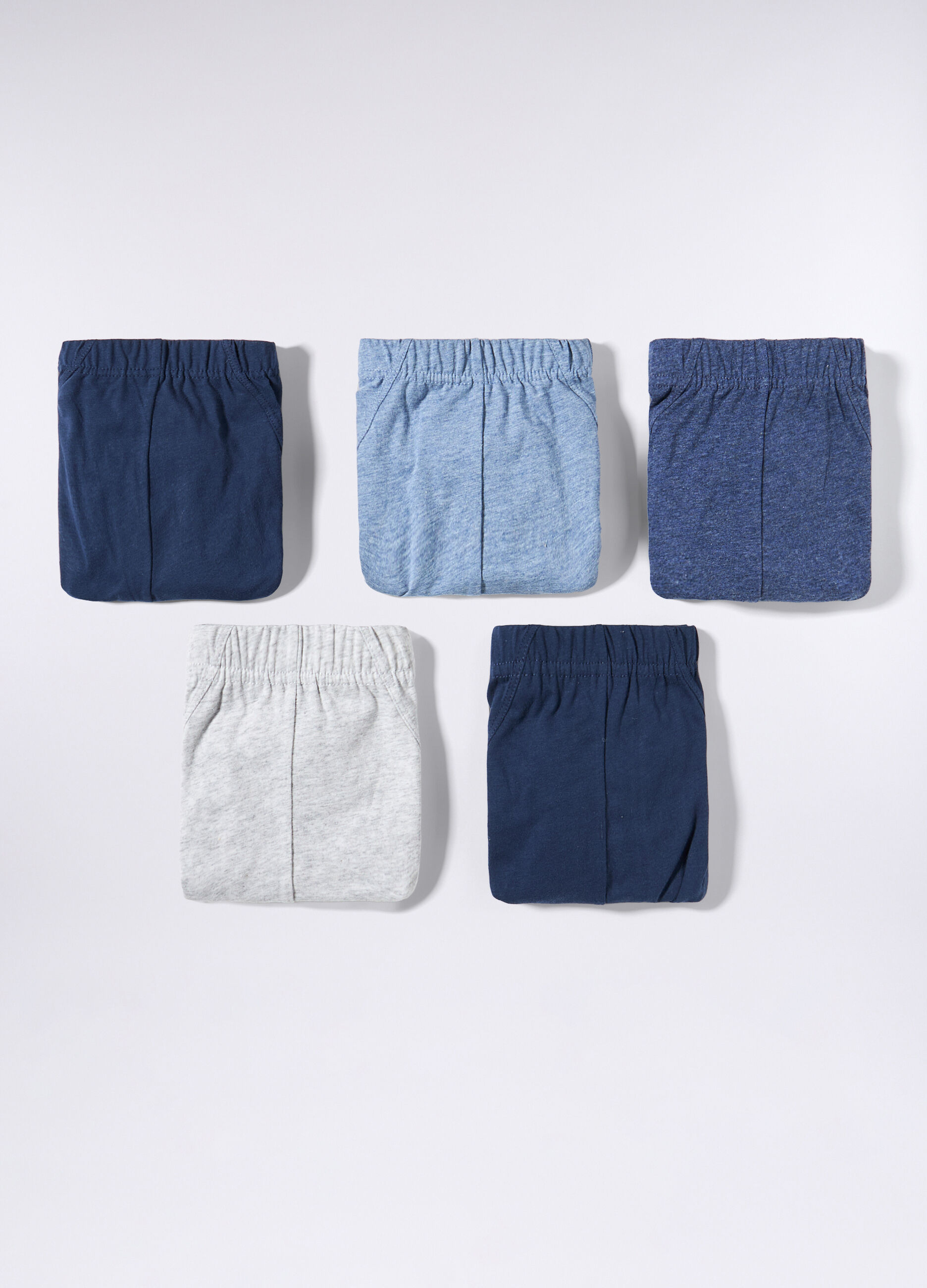 5 pack slip in cotone melange uomo_0