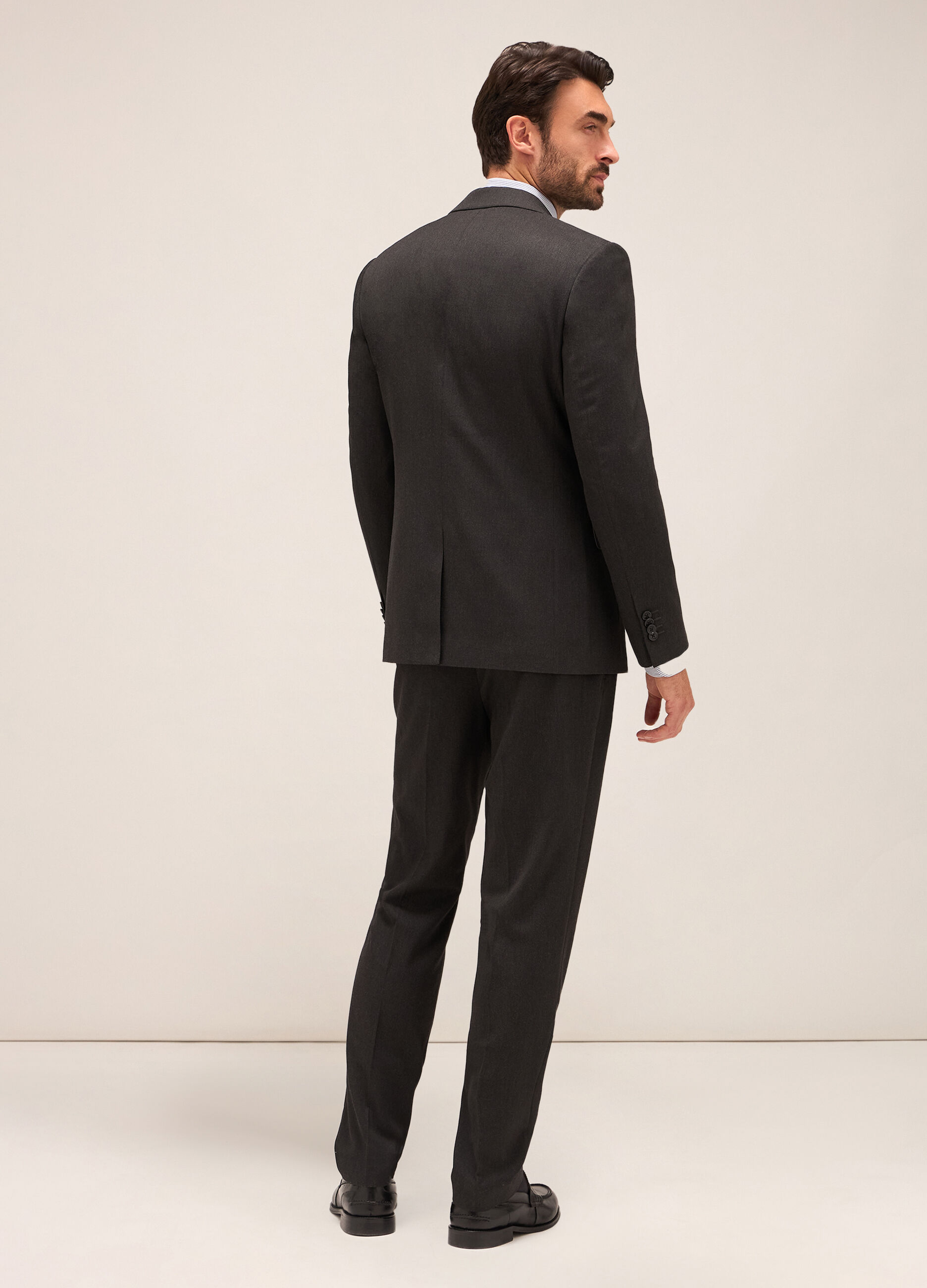 Blazer in misto lana stretch uomo_1