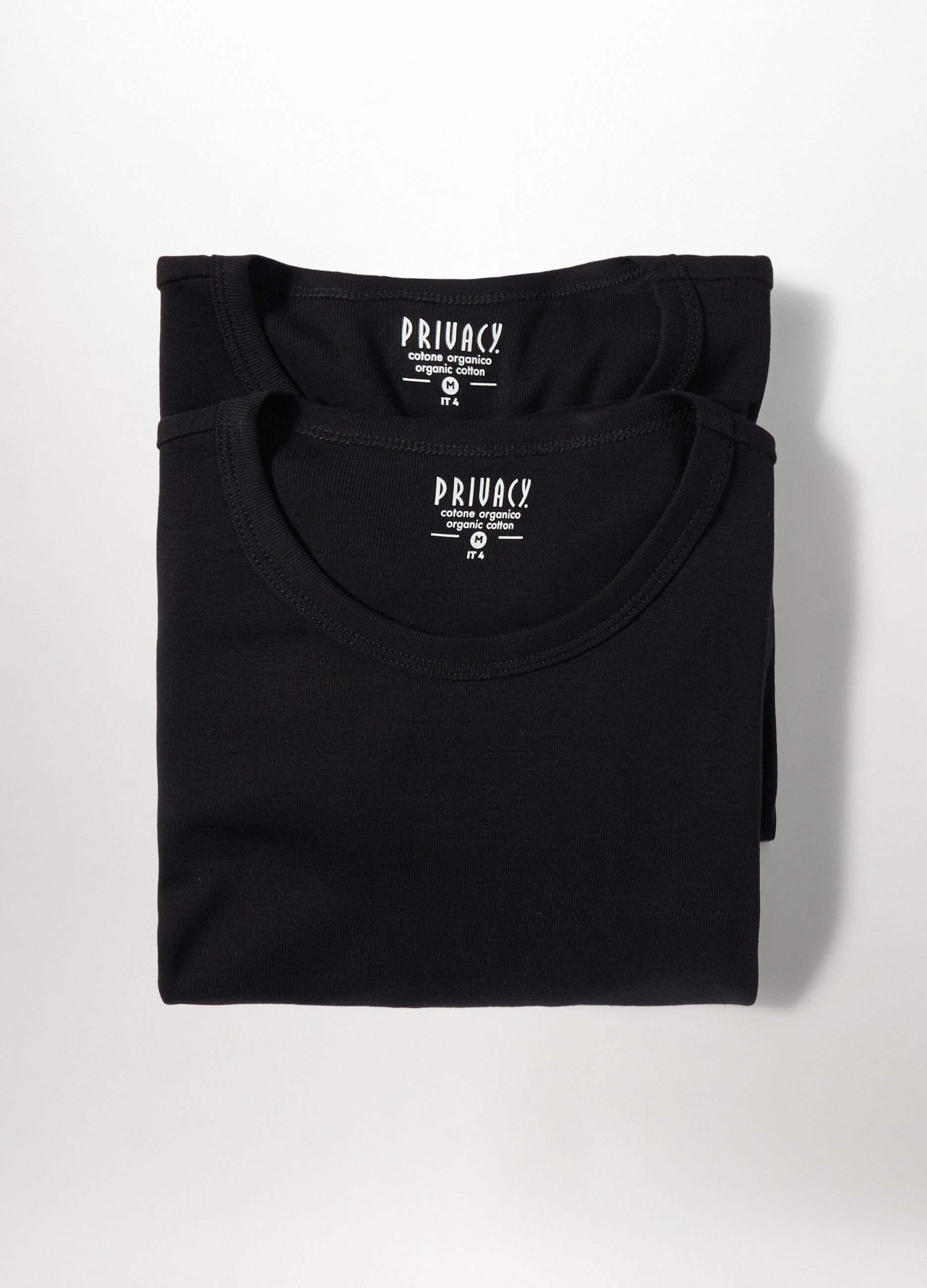 2 pack T-shirt girocollo in puro cotone uomo_0