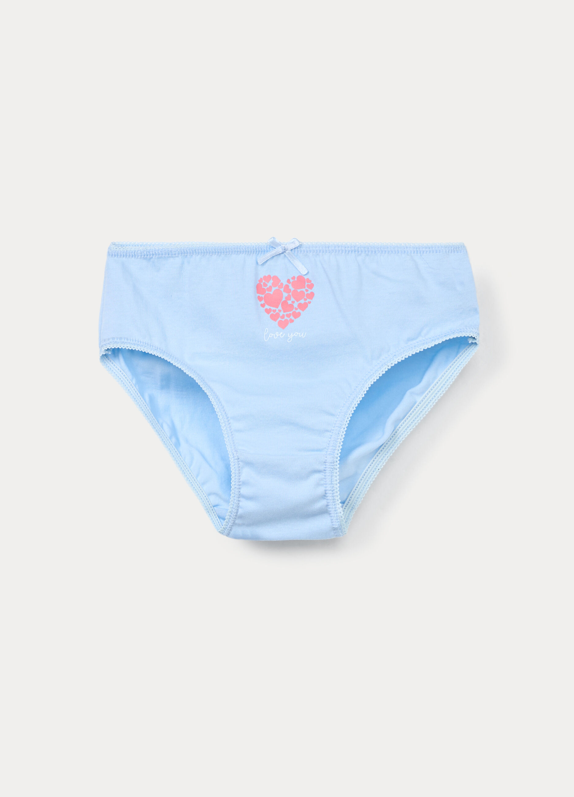 Pack 3 slip in jersey di puro cotone bambina_1