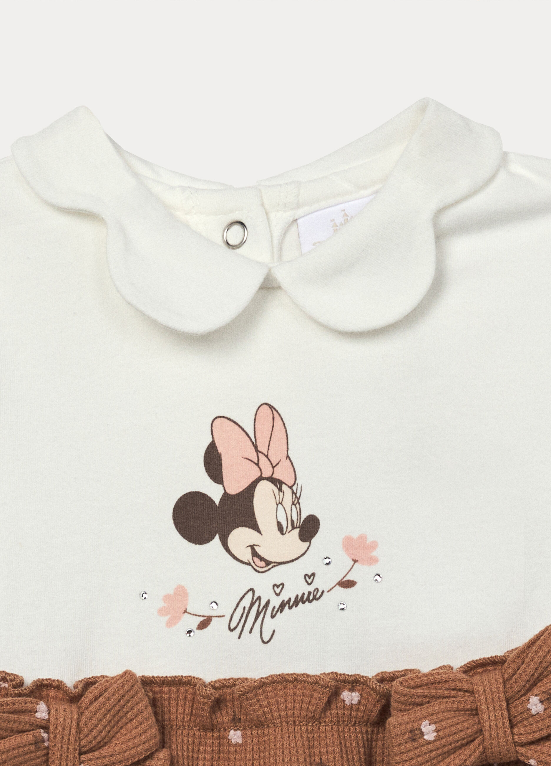 Tutina Disney in french terry di cotone stretch neonata_2