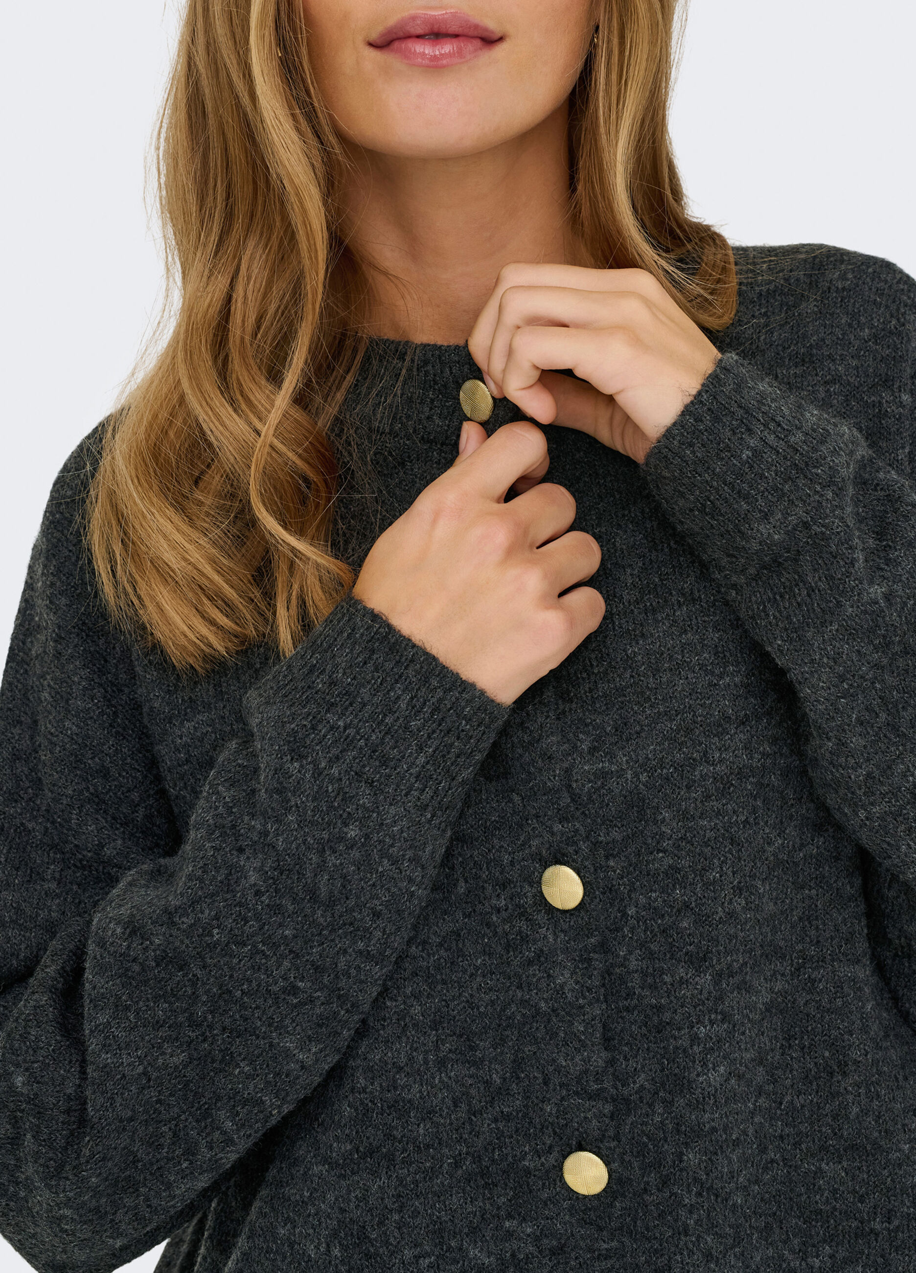 Cardigan mélange donna_4