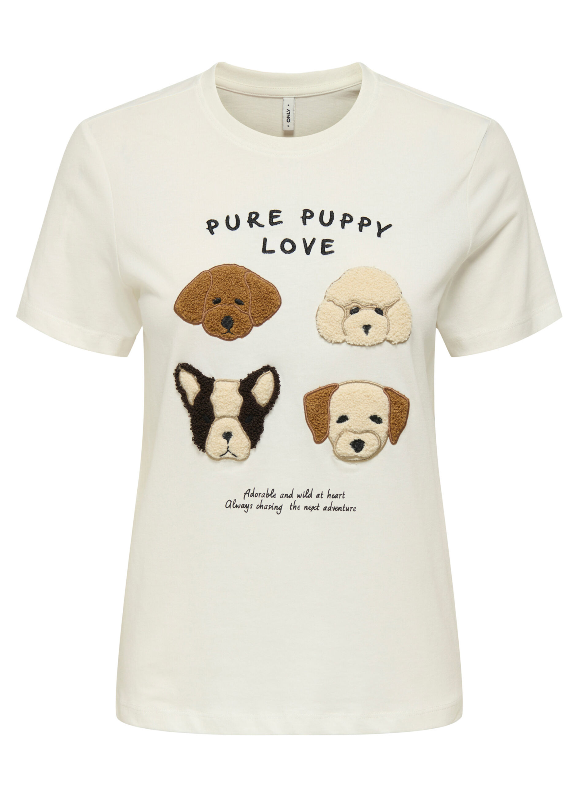 T-shirt con ricamo donna_0