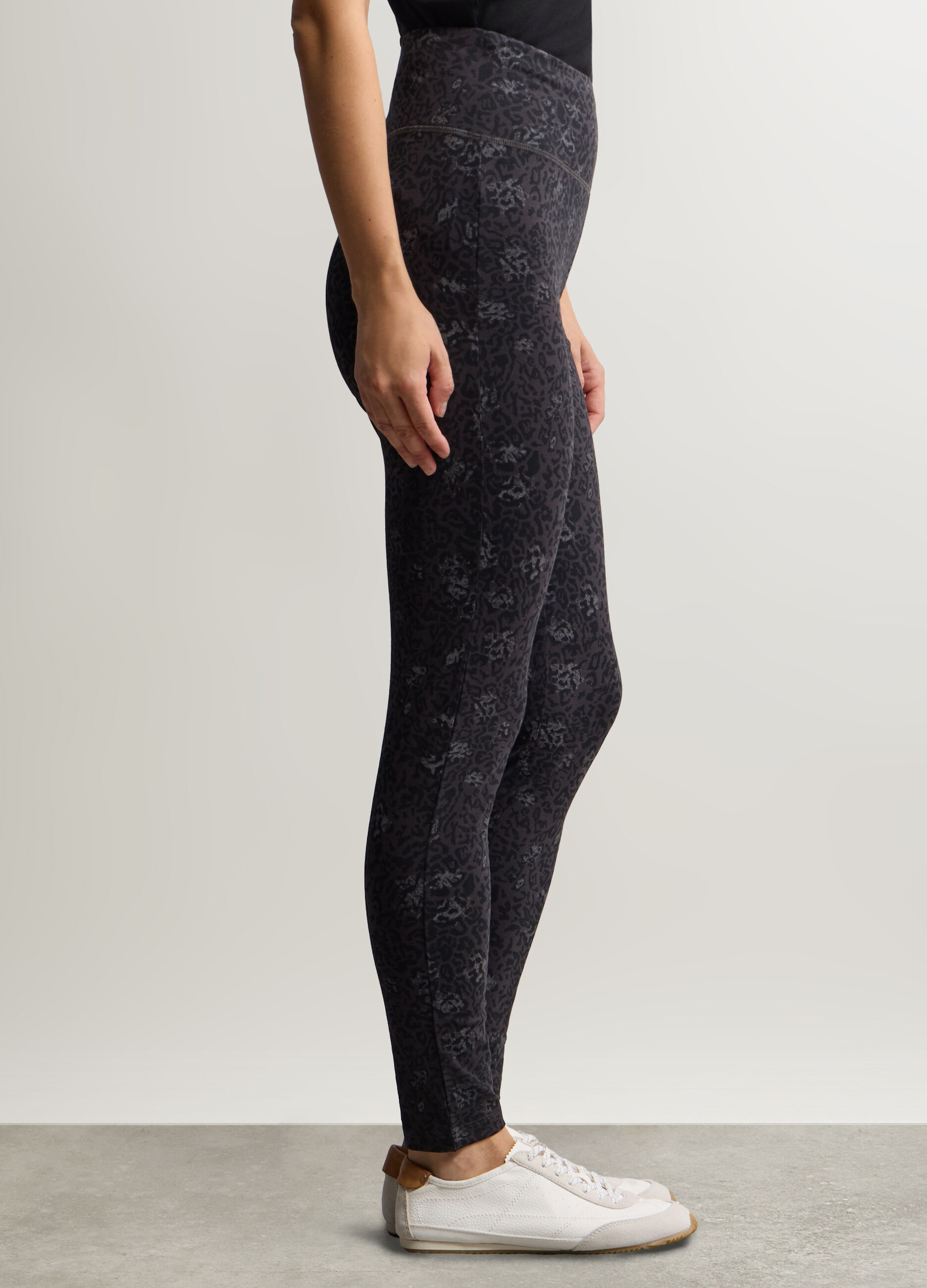 Leggings Skinny Fit in jersey di cotone stretch donna_1