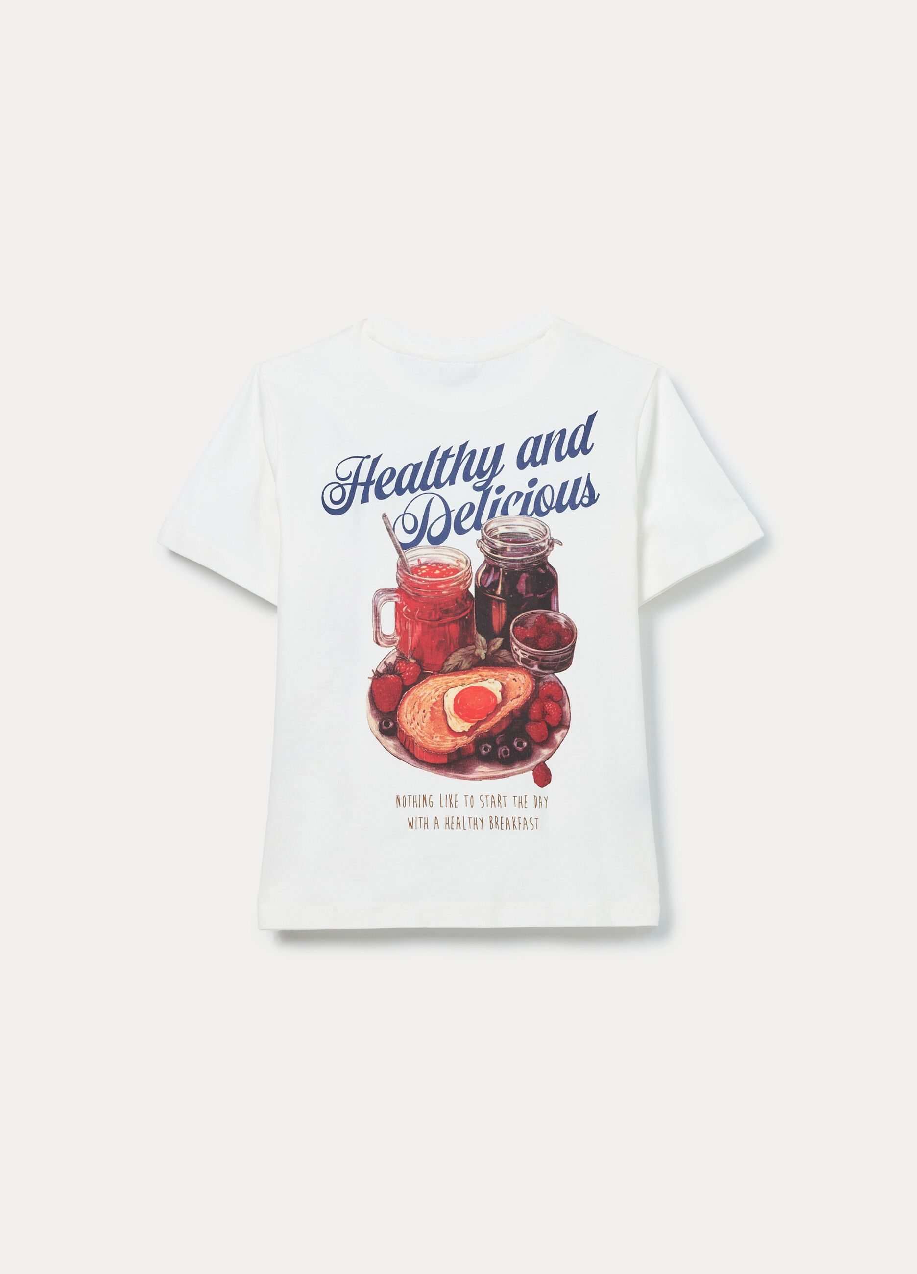 T-shirt in jersey di puro cotone ragazza_1